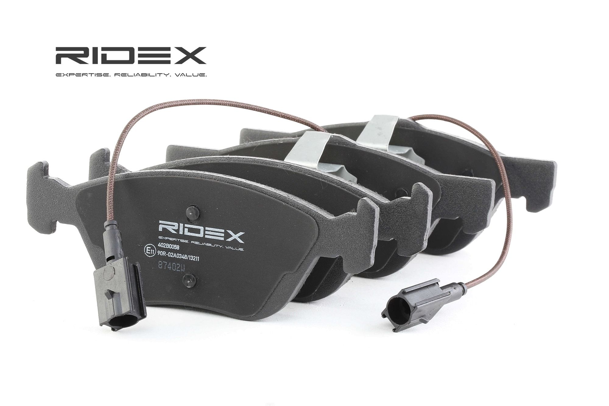 RIDEX Plaquettes De Frein 402B0058 Jeu De Plaquettes De Frein,Jeu de plaquettes de frein, frein à di