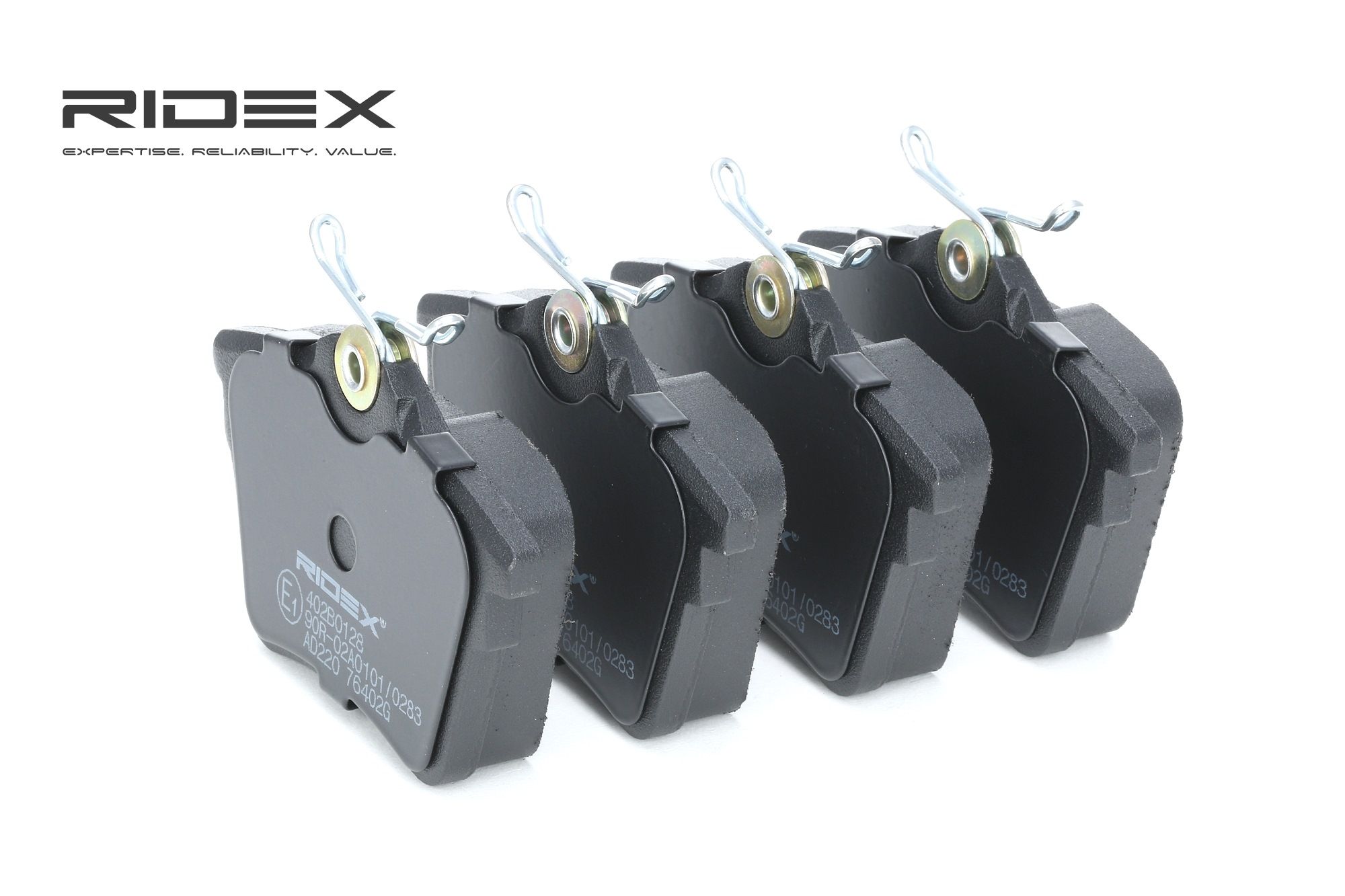 RIDEX Plaquettes De Frein 402B0128 Jeu De Plaquettes De Frein,Jeu de plaquettes de frein, frein à di