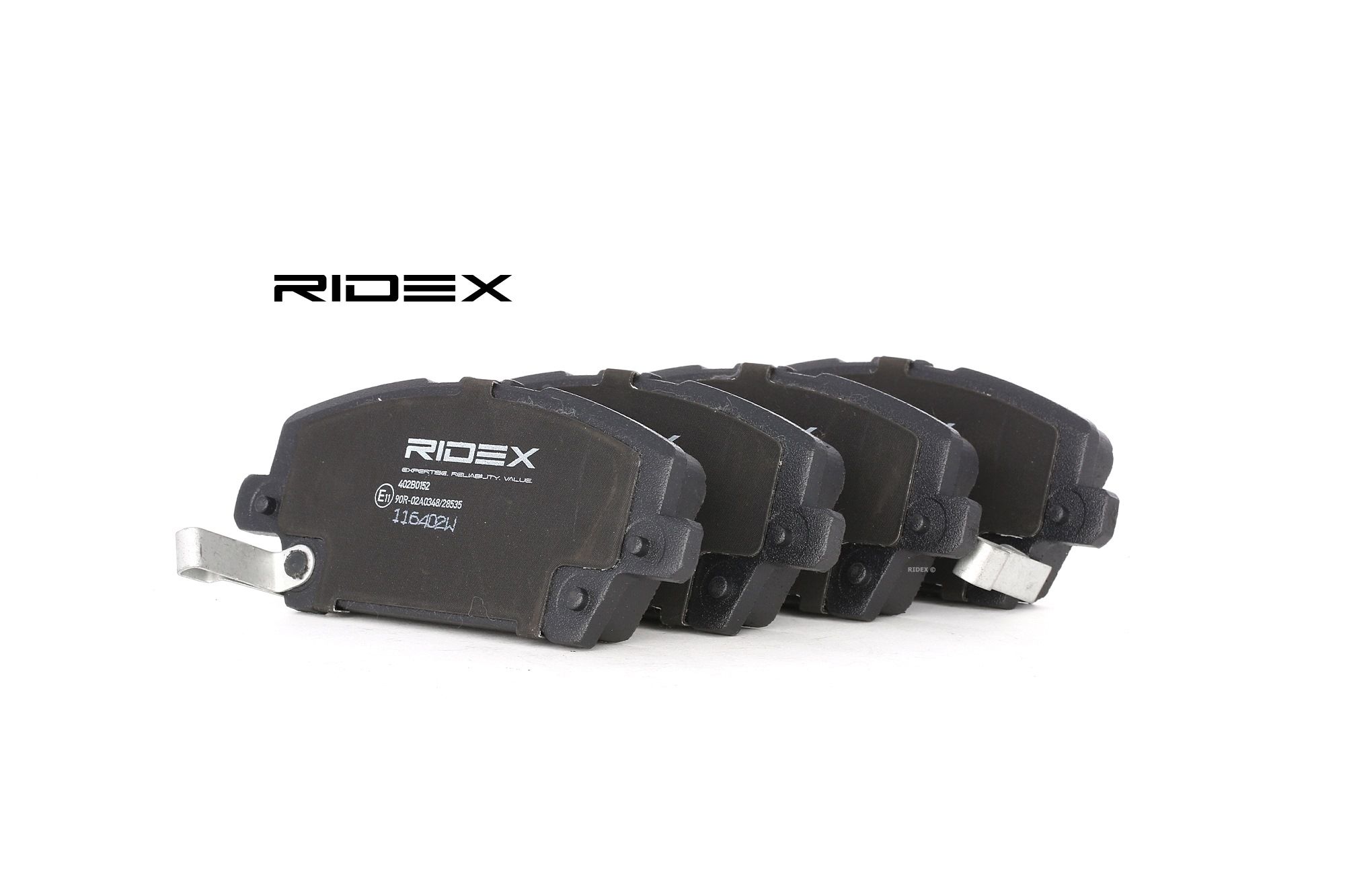 RIDEX Plaquettes De Frein 402B0152 Jeu De Plaquettes De Frein,Jeu de plaquettes de frein, frein à di