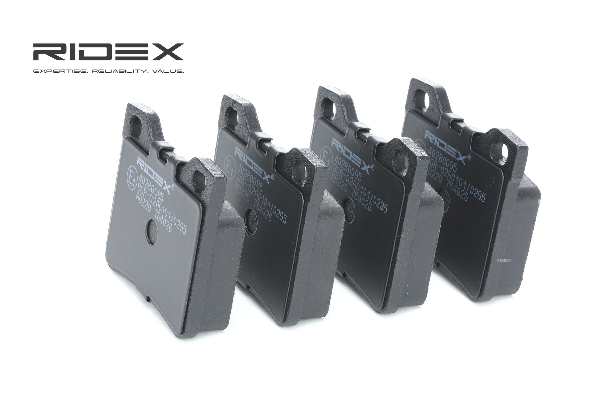 RIDEX Plaquettes De Frein 402B0095 Jeu De Plaquettes De Frein,Jeu de plaquettes de frein, frein à di