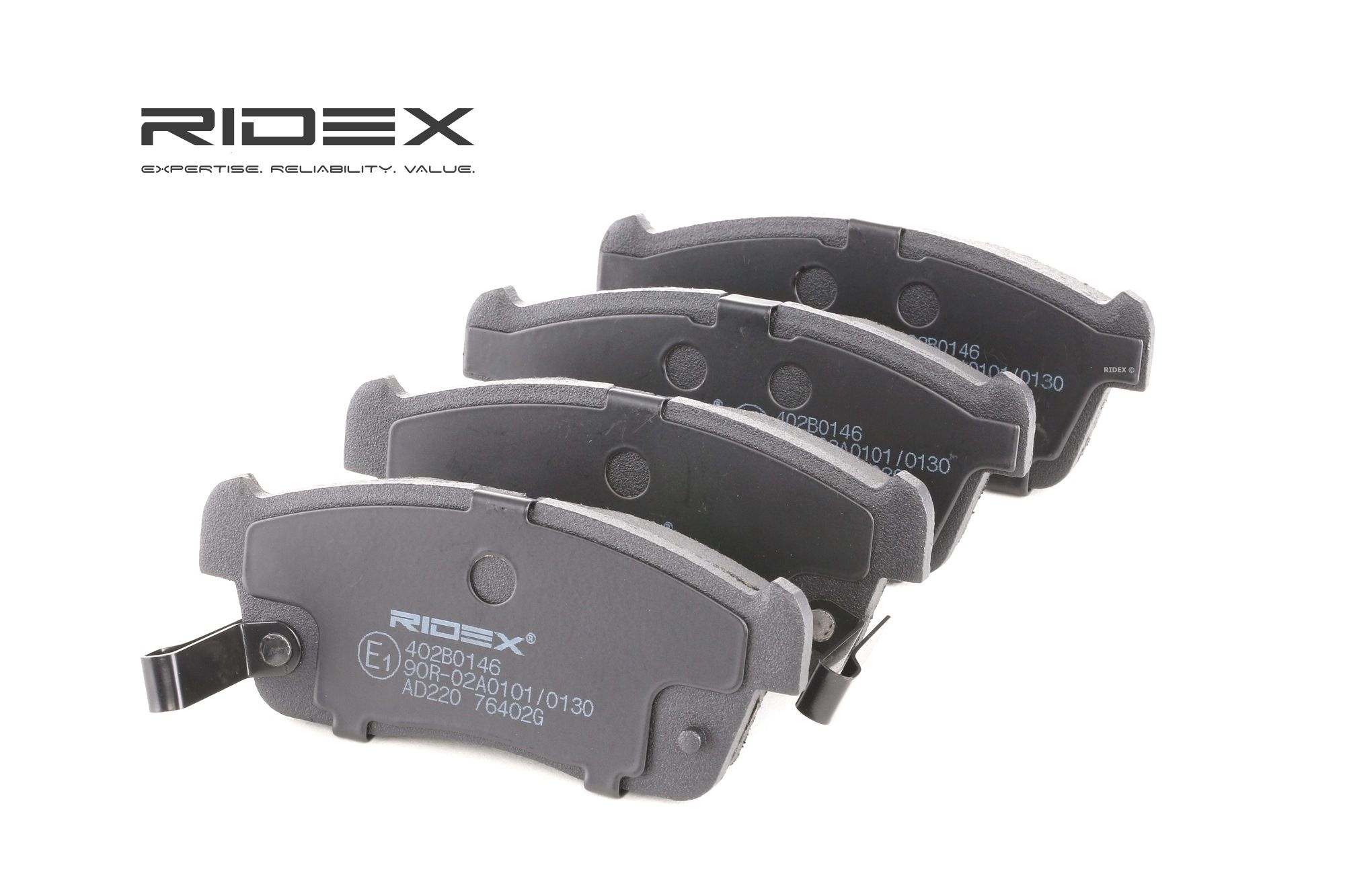 RIDEX Plaquettes De Frein 402B0146 Jeu De Plaquettes De Frein,Jeu de plaquettes de frein, frein à di