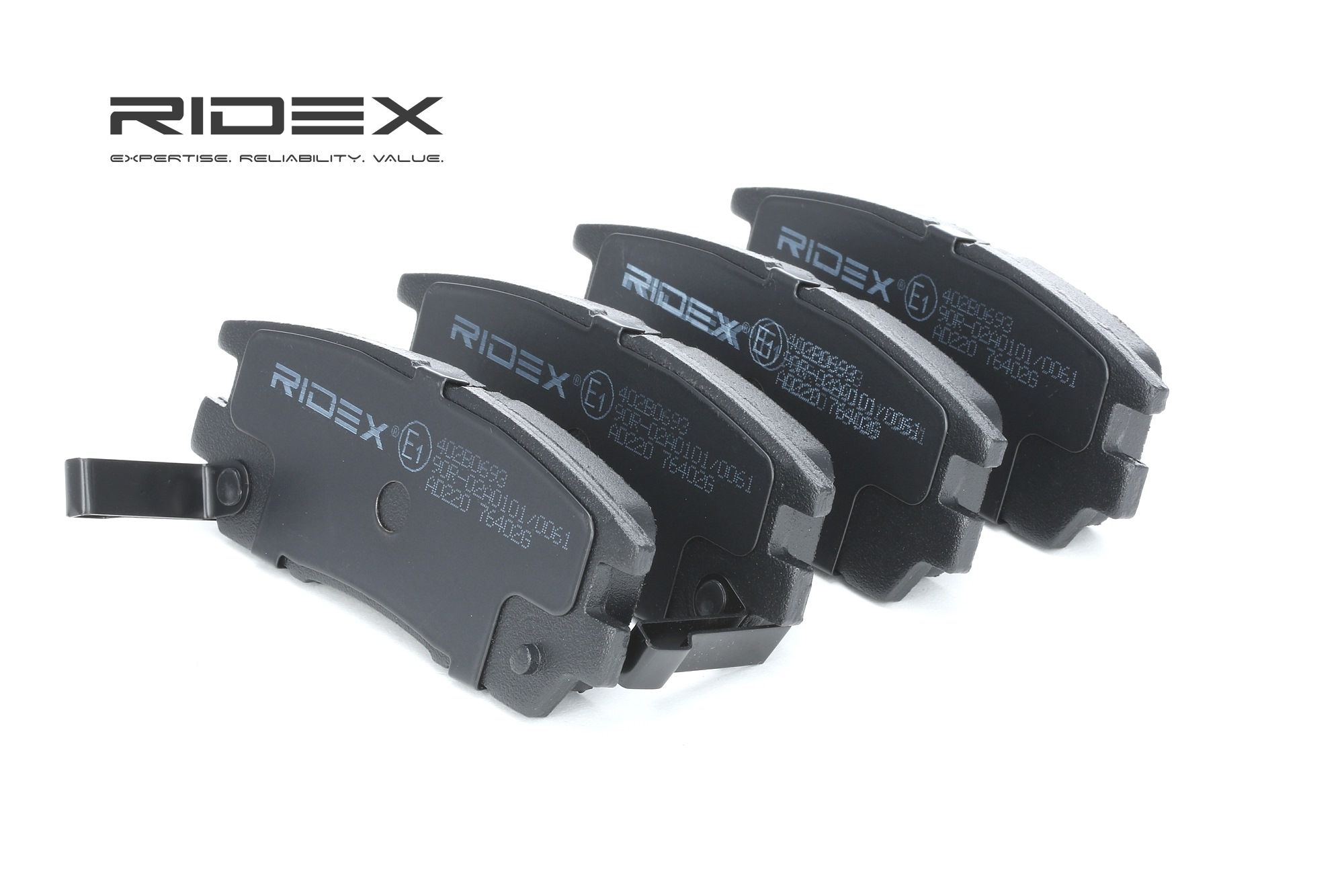 RIDEX Plaquettes De Frein 402B0693 Jeu De Plaquettes De Frein,Jeu de plaquettes de frein, frein à di