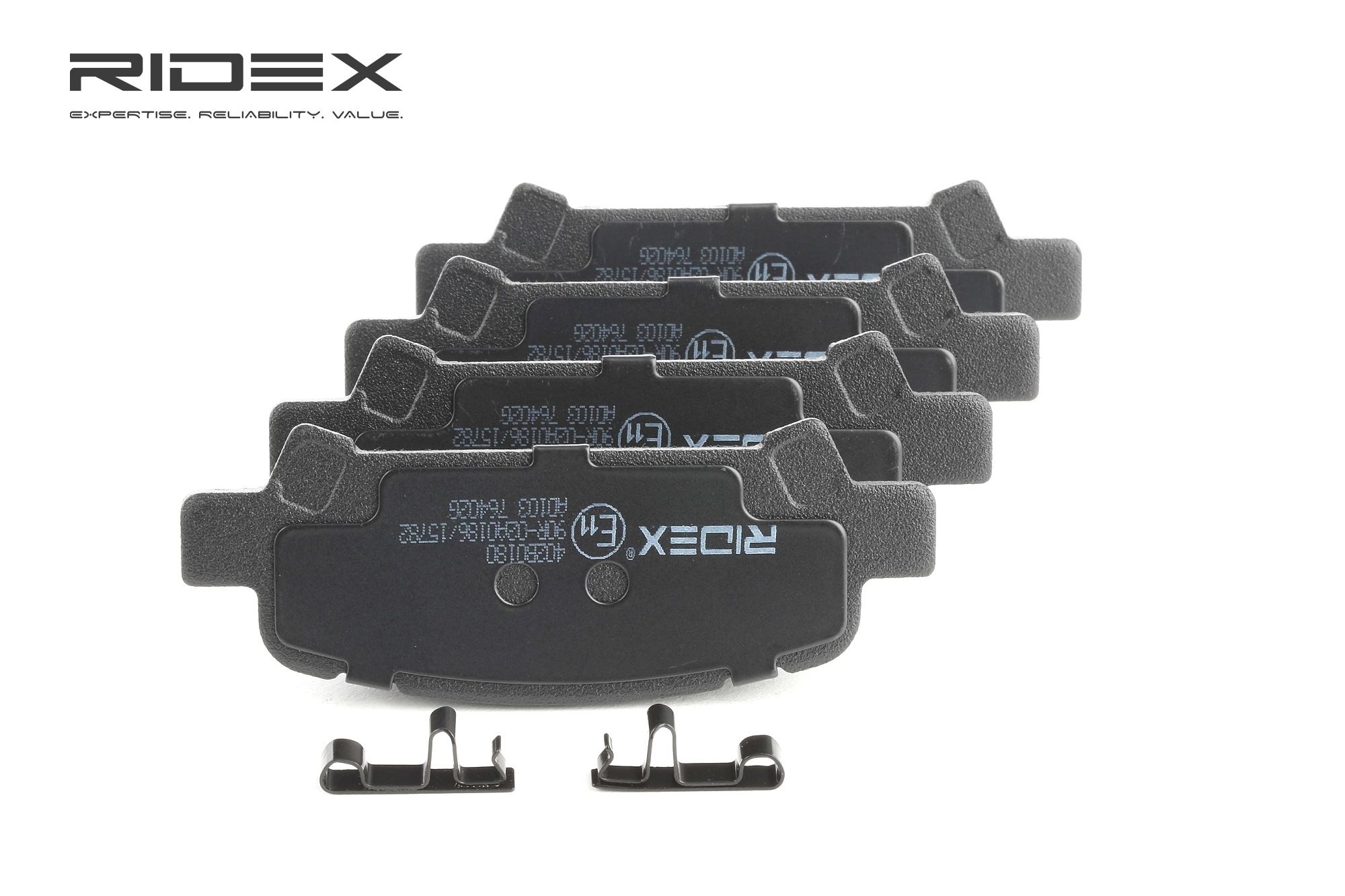 RIDEX Plaquettes De Frein 402B0180 Jeu De Plaquettes De Frein,Jeu de plaquettes de frein, frein à di