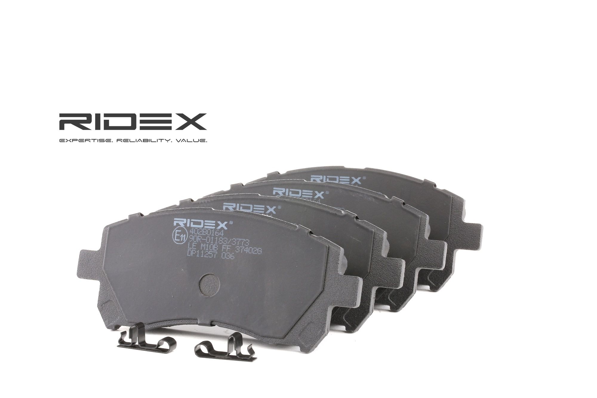 RIDEX Plaquettes De Frein 402B0164 Jeu De Plaquettes De Frein,Jeu de plaquettes de frein, frein à di