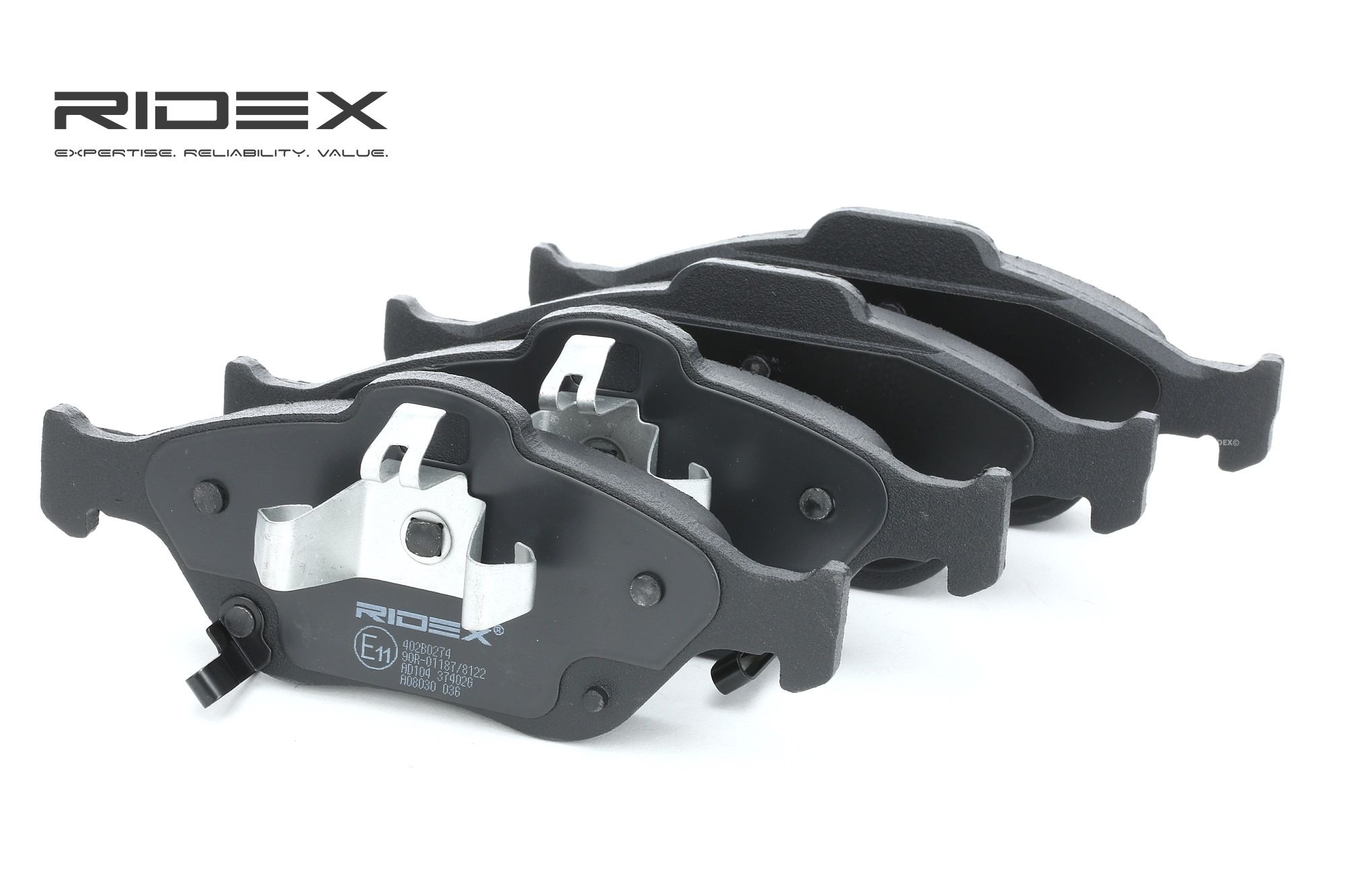 RIDEX Plaquettes De Frein 402B0274 Jeu De Plaquettes De Frein,Jeu de plaquettes de frein, frein à di