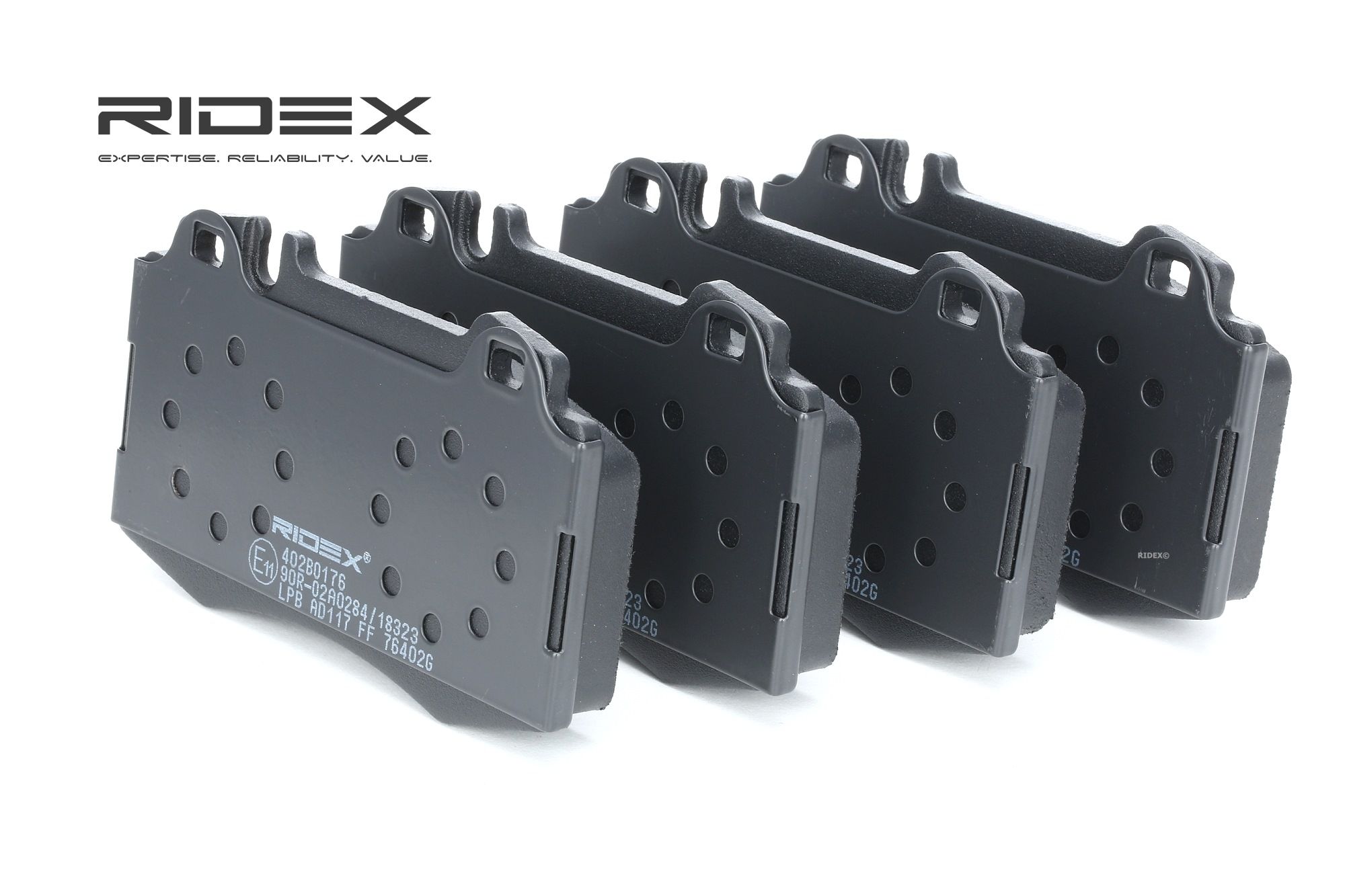 RIDEX Plaquettes De Frein 402B0176 Jeu De Plaquettes De Frein,Jeu de plaquettes de frein, frein à di