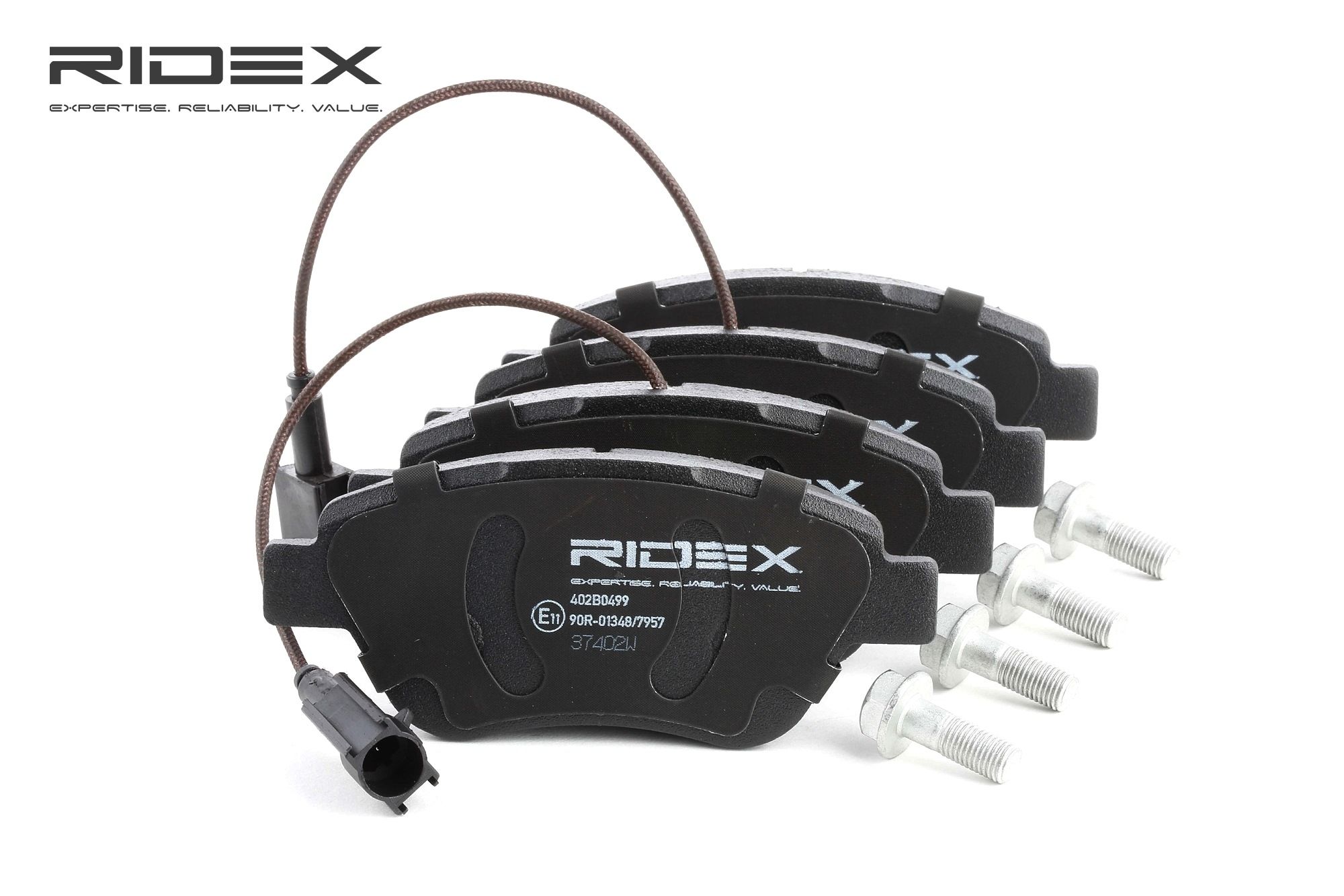 RIDEX Plaquettes De Frein 402B0499 Jeu De Plaquettes De Frein,Jeu de plaquettes de frein, frein à di