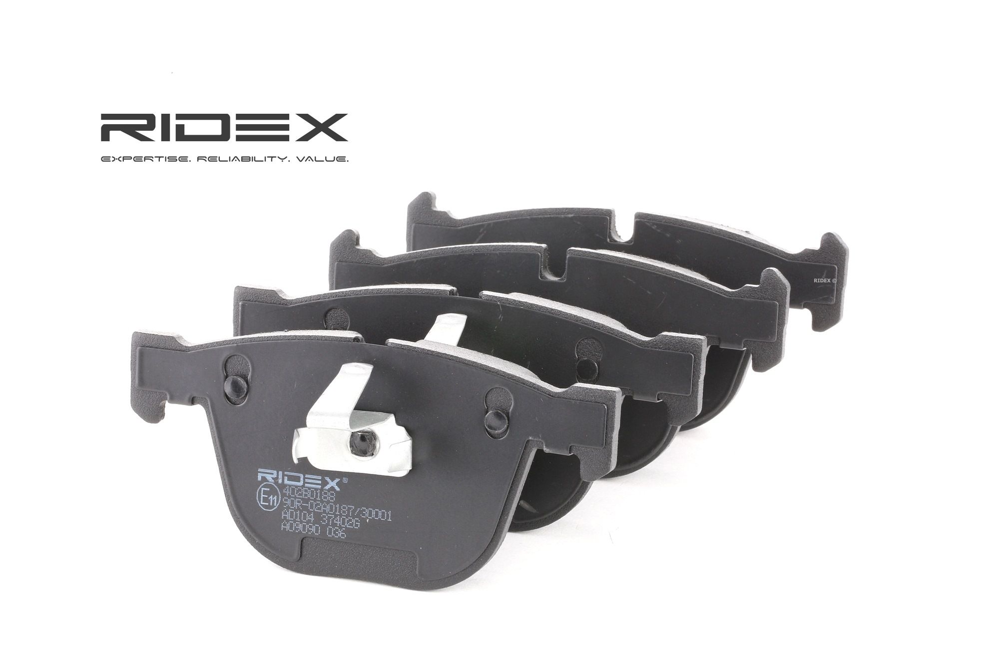 RIDEX Plaquettes De Frein 402B0188 Jeu De Plaquettes De Frein,Jeu de plaquettes de frein, frein à di