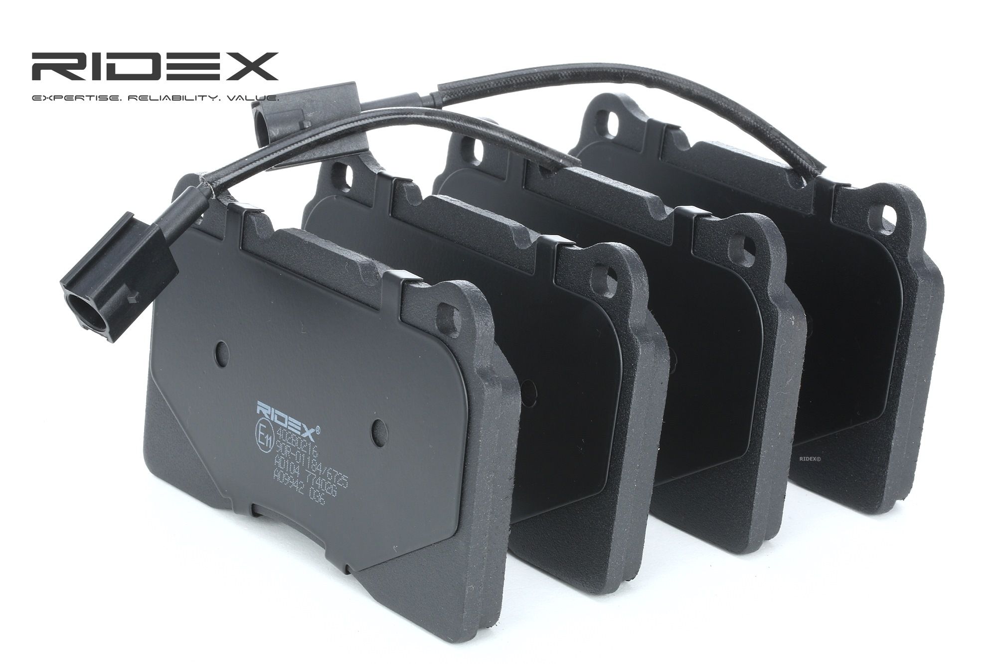 RIDEX Plaquettes De Frein 402B0216 Jeu De Plaquettes De Frein,Jeu de plaquettes de frein, frein à di