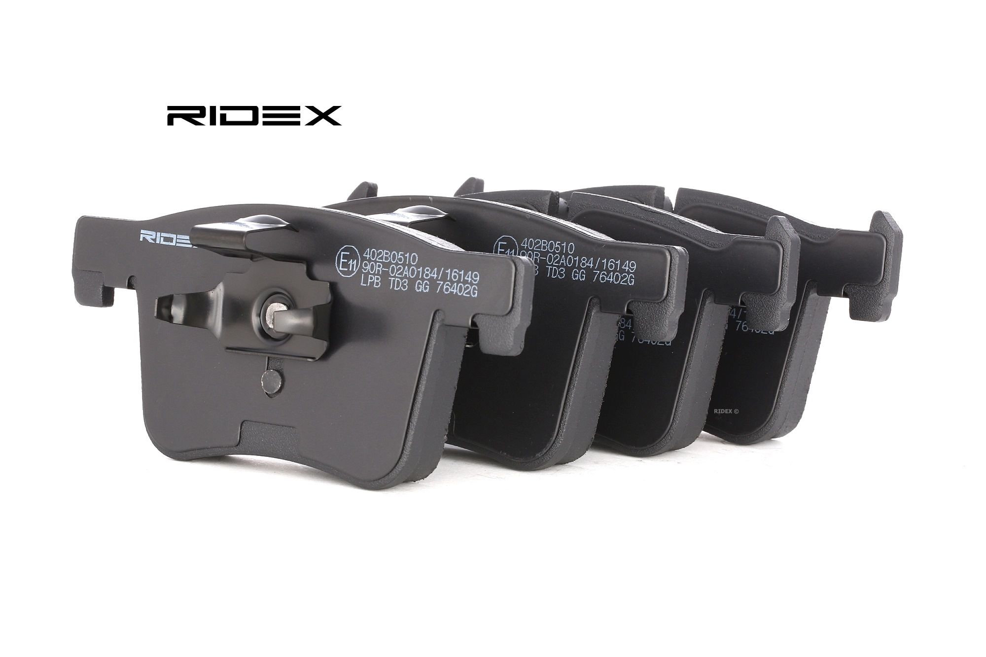 RIDEX Plaquettes De Frein 402B0510 Jeu De Plaquettes De Frein,Jeu de plaquettes de frein, frein à di