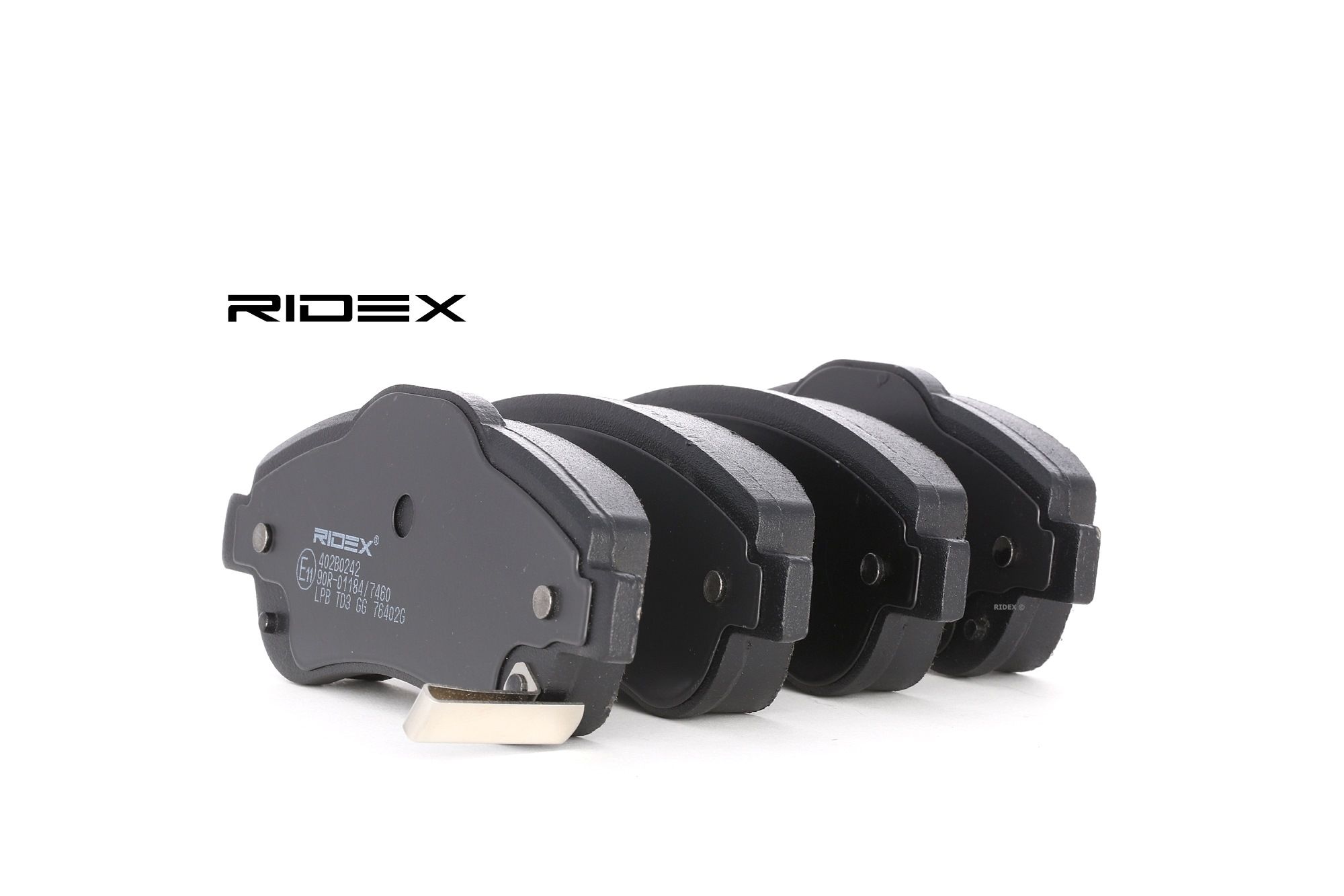 RIDEX Plaquettes De Frein 402B0242 Jeu De Plaquettes De Frein,Jeu de plaquettes de frein, frein à di