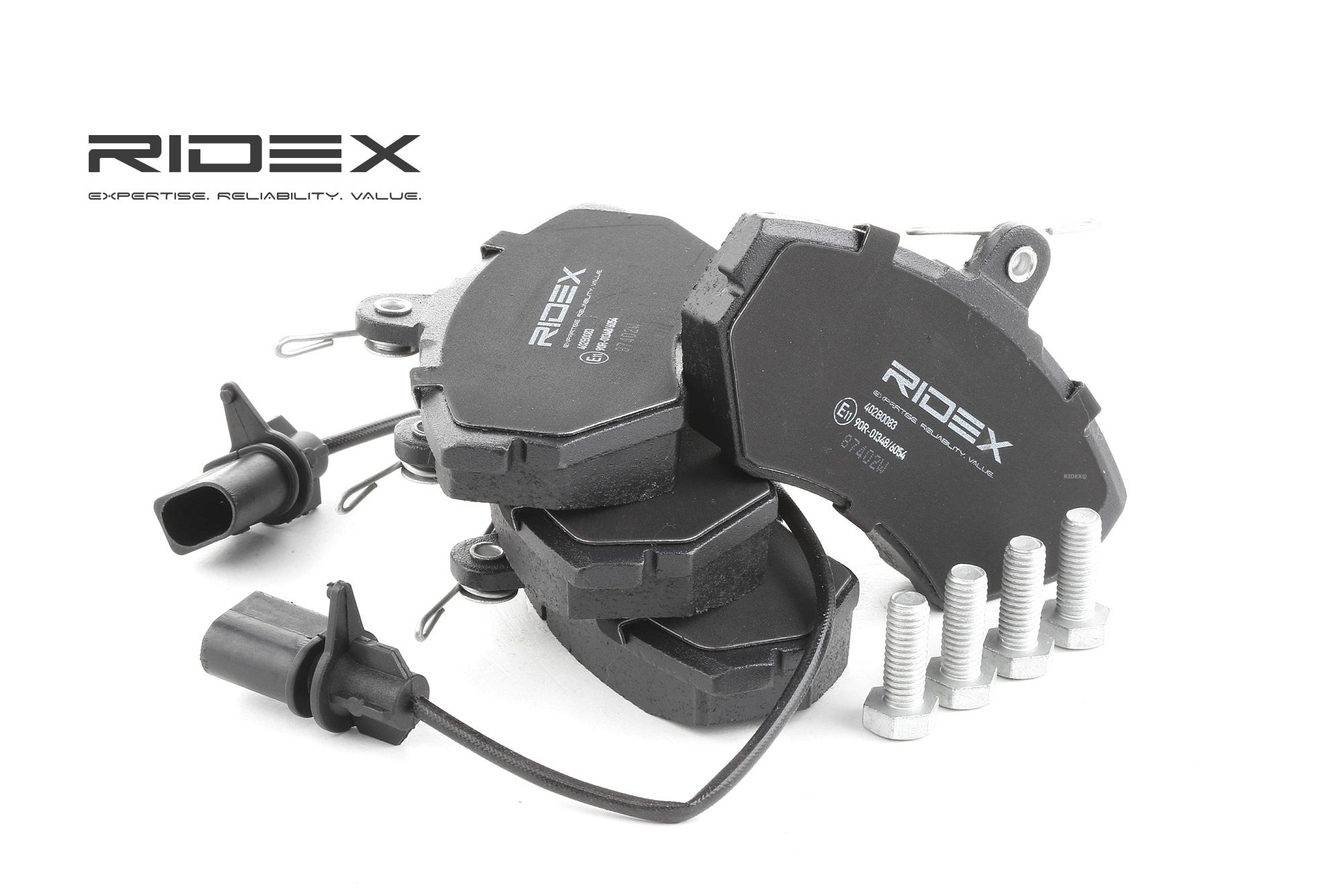 RIDEX Plaquettes De Frein 402B0083 Jeu De Plaquettes De Frein,Jeu de plaquettes de frein, frein à di