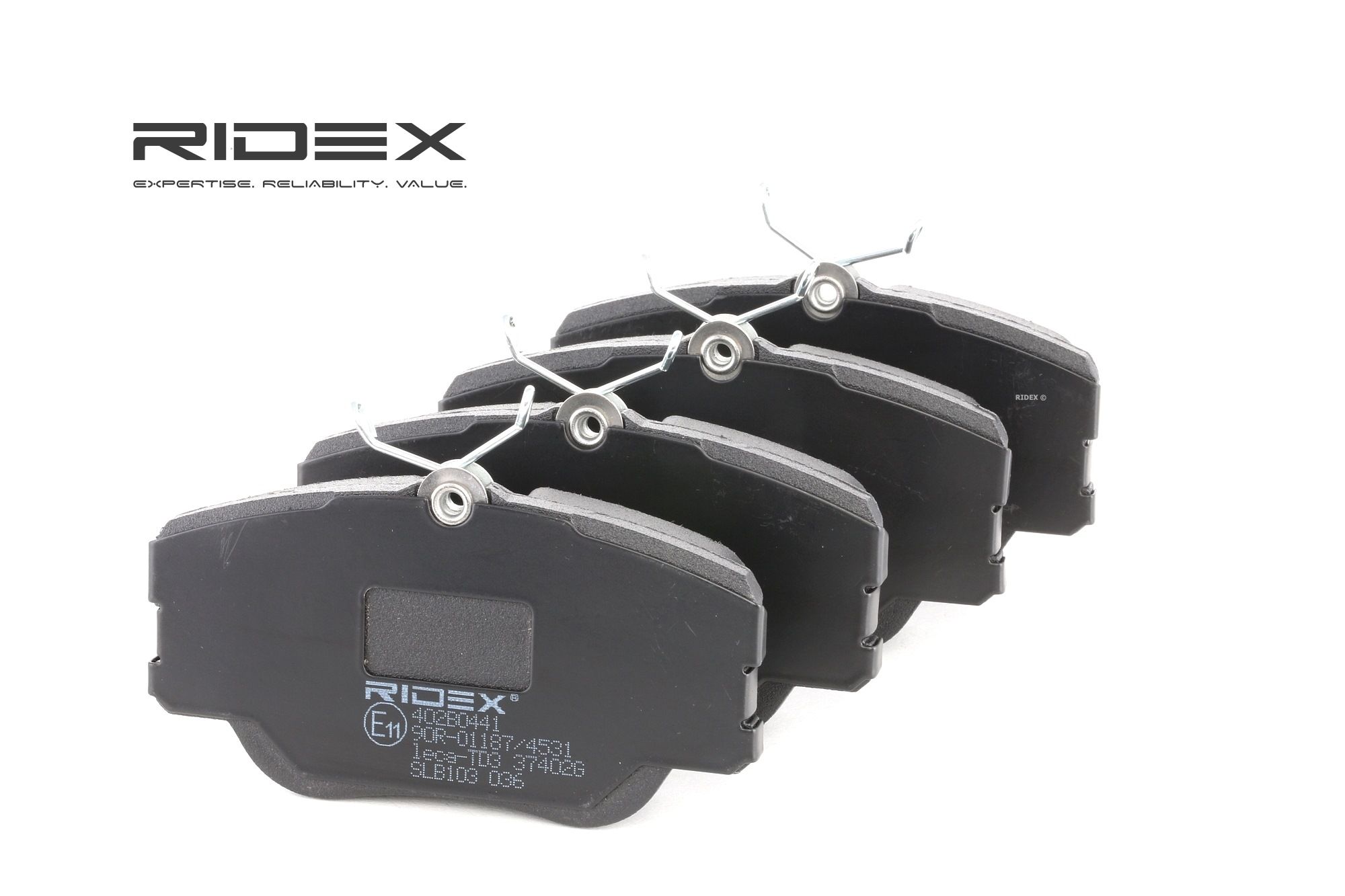 RIDEX Plaquettes De Frein 402B0441 Jeu De Plaquettes De Frein,Jeu de plaquettes de frein, frein à di