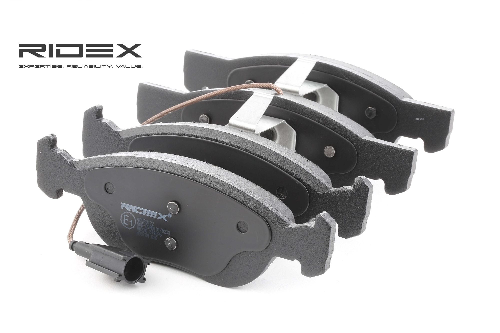 RIDEX Plaquettes De Frein 402B0122 Jeu De Plaquettes De Frein,Jeu de plaquettes de frein, frein à di