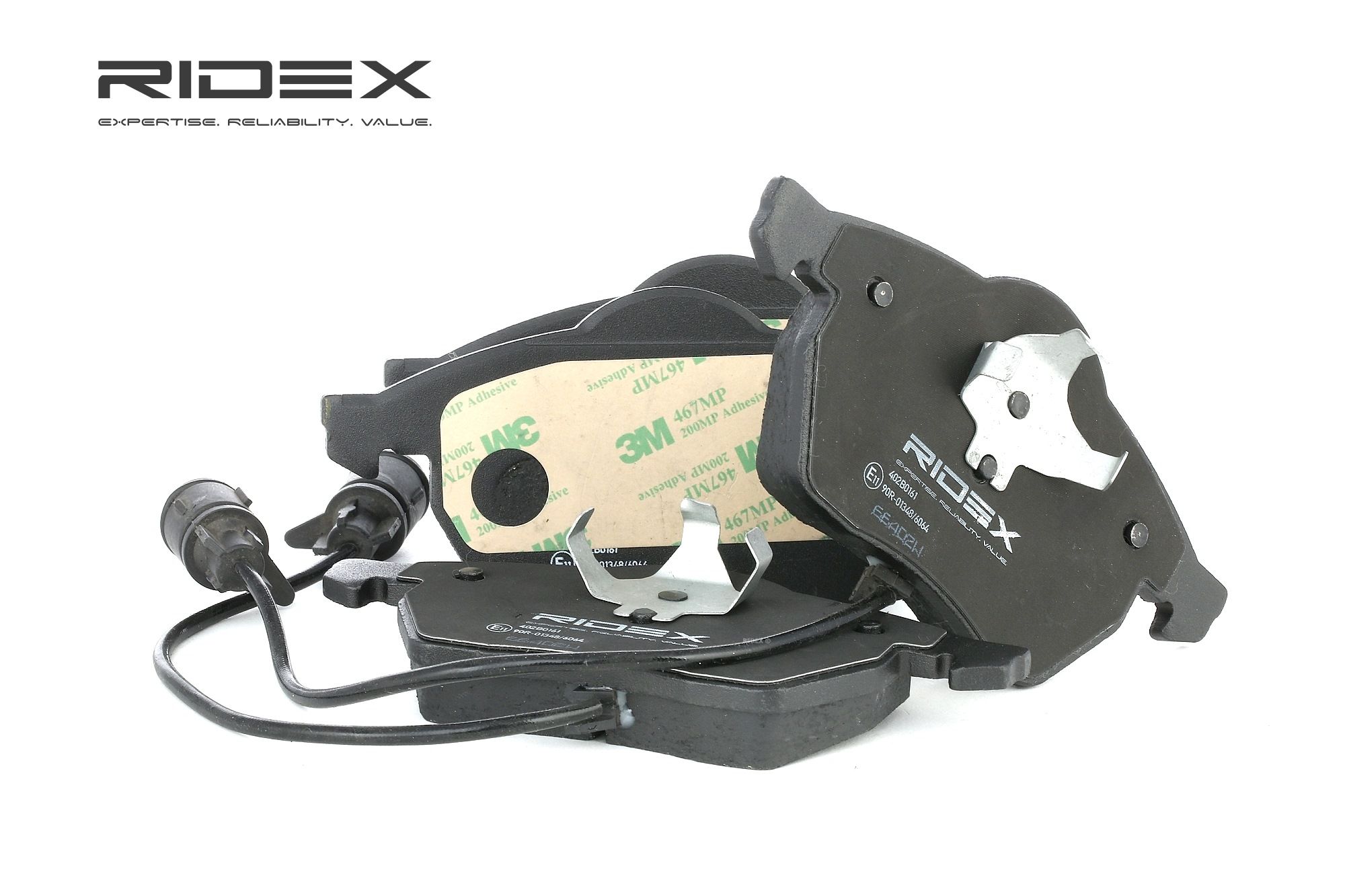 RIDEX Plaquettes De Frein 402B0161 Jeu De Plaquettes De Frein,Jeu de plaquettes de frein, frein à di