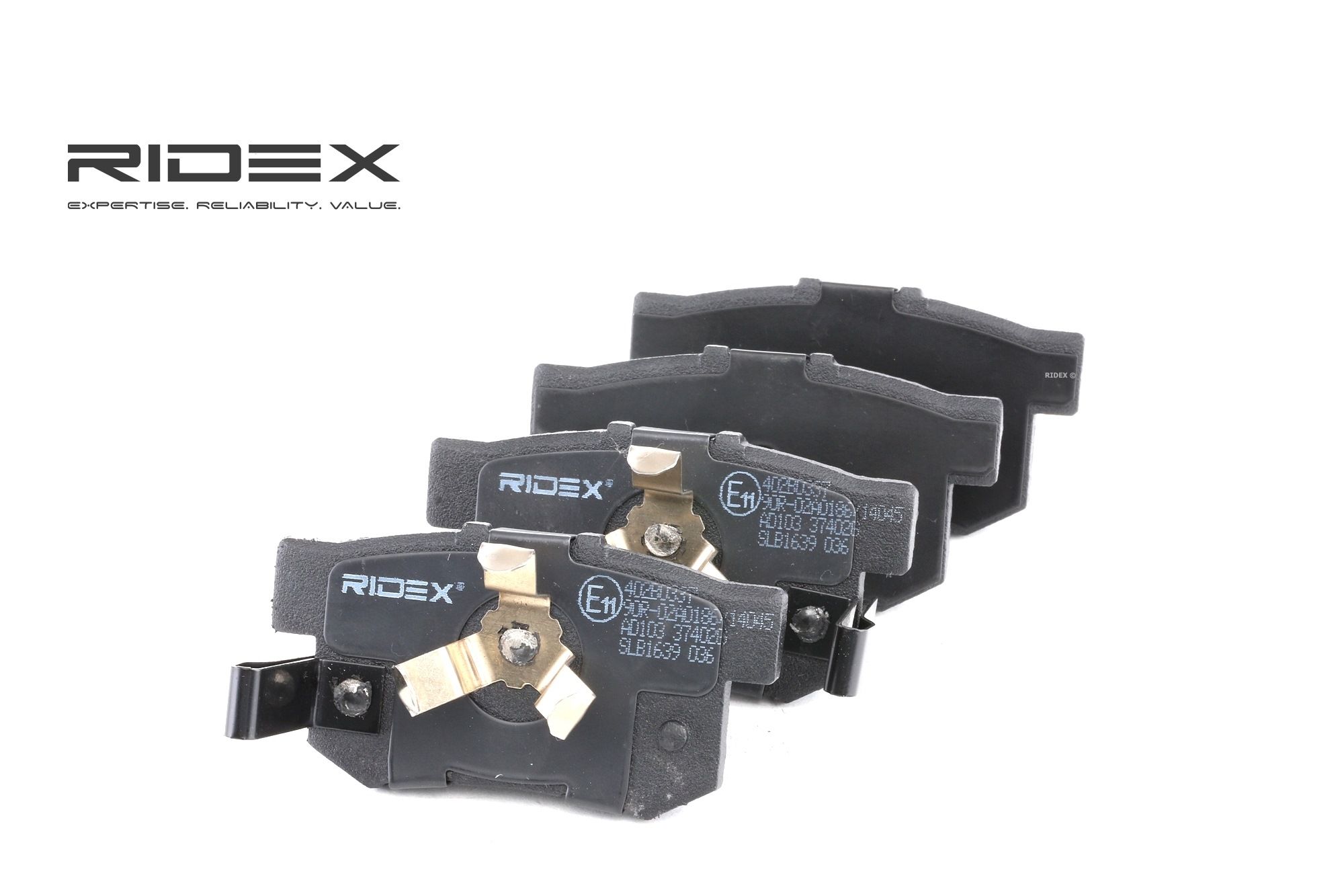 RIDEX Plaquettes De Frein 402B0337 Jeu De Plaquettes De Frein,Jeu de plaquettes de frein, frein à di
