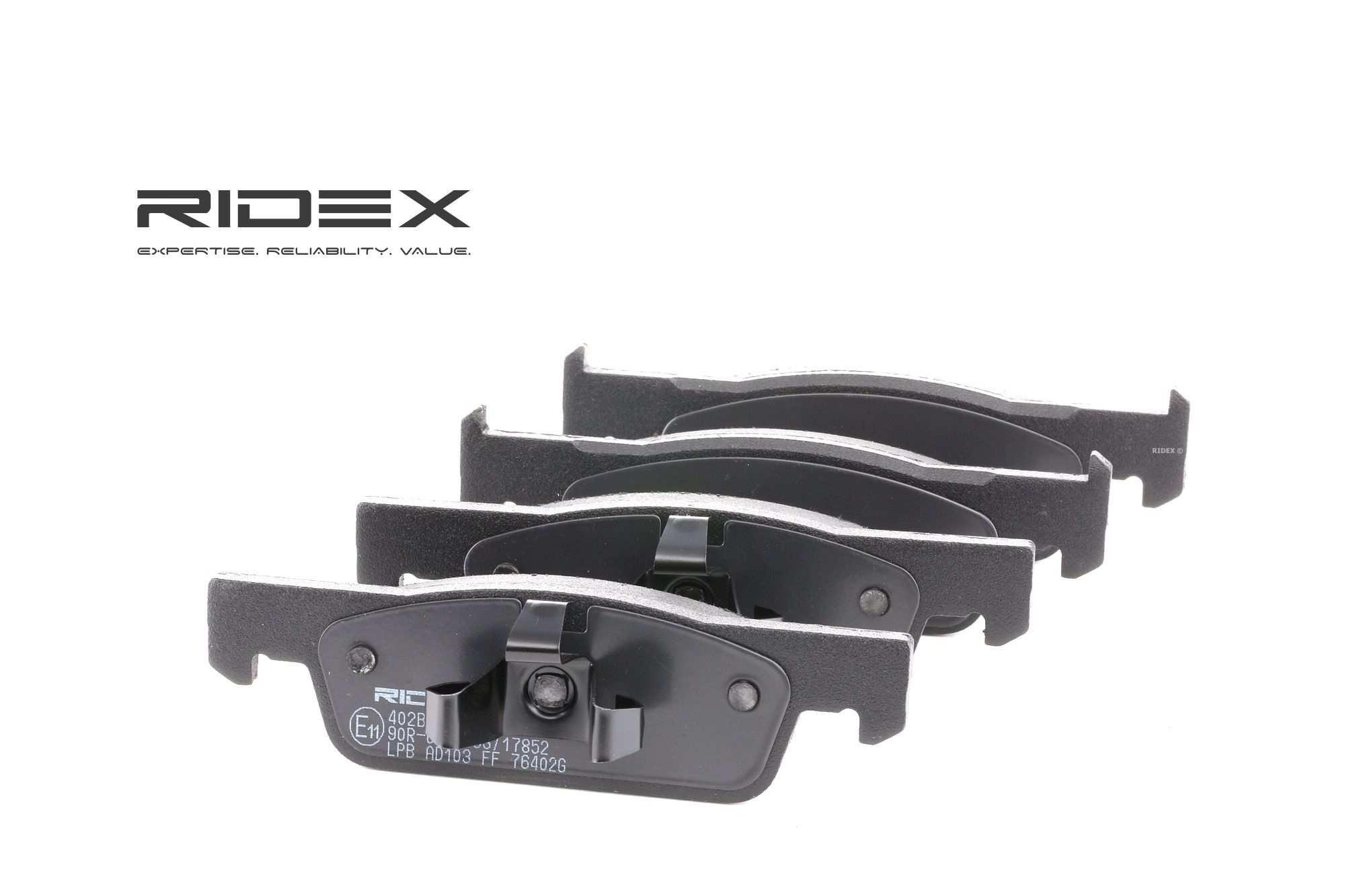 RIDEX Plaquettes De Frein 402B0617 Jeu De Plaquettes De Frein,Jeu de plaquettes de frein, frein à di