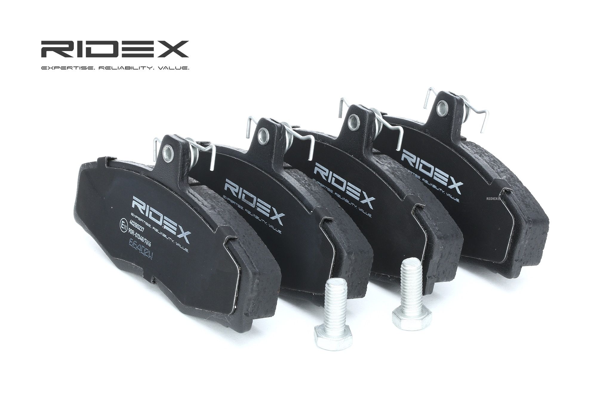 RIDEX Plaquettes De Frein 402B0237 Jeu De Plaquettes De Frein,Jeu de plaquettes de frein, frein à di
