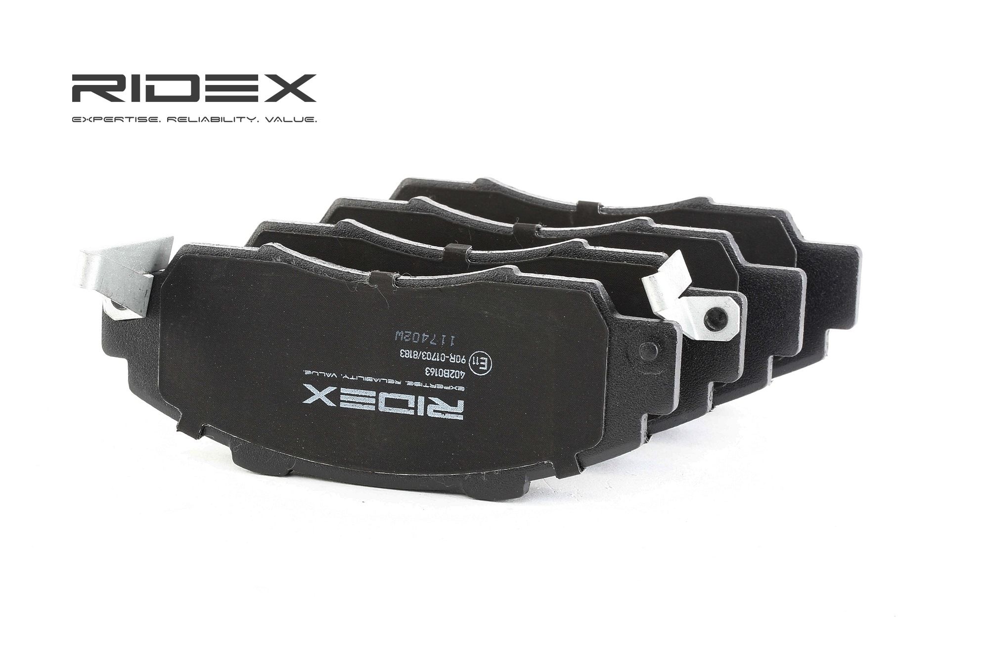 RIDEX Plaquettes De Frein 402B0163 Jeu De Plaquettes De Frein,Jeu de plaquettes de frein, frein à di