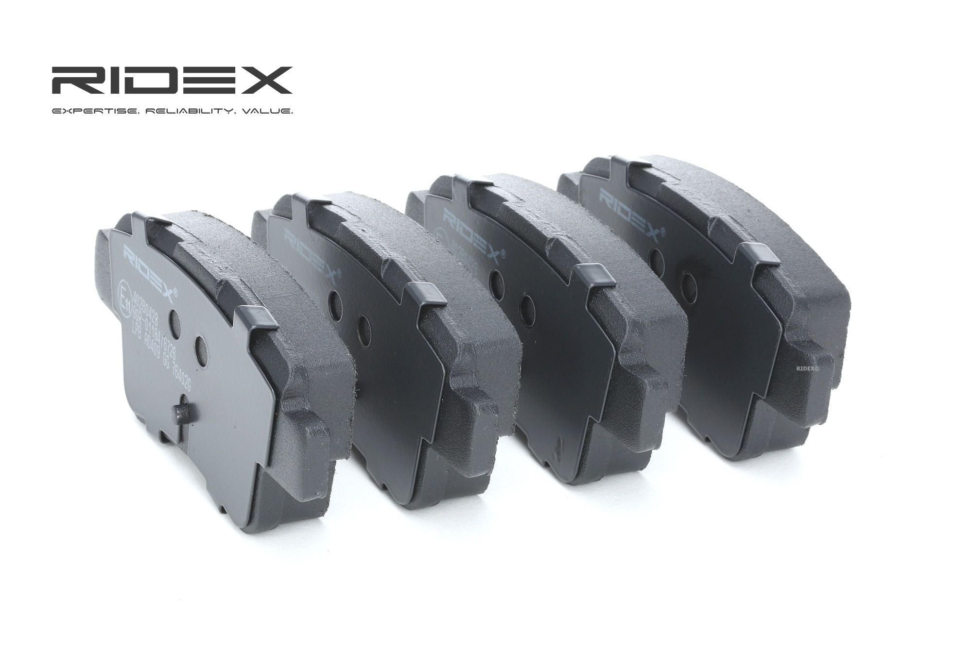 RIDEX Plaquettes De Frein 402B0428 Jeu De Plaquettes De Frein,Jeu de plaquettes de frein, frein à di