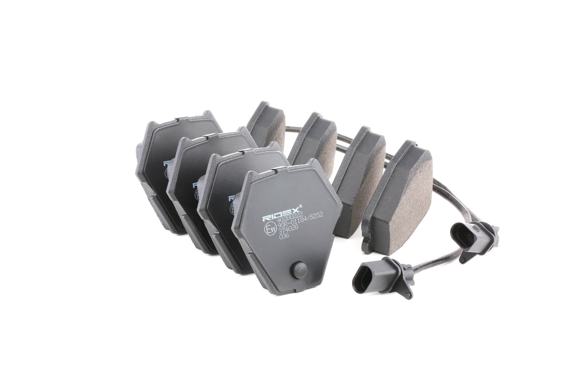 RIDEX Plaquettes De Frein 402B0222 Jeu De Plaquettes De Frein,Jeu de plaquettes de frein, frein à di