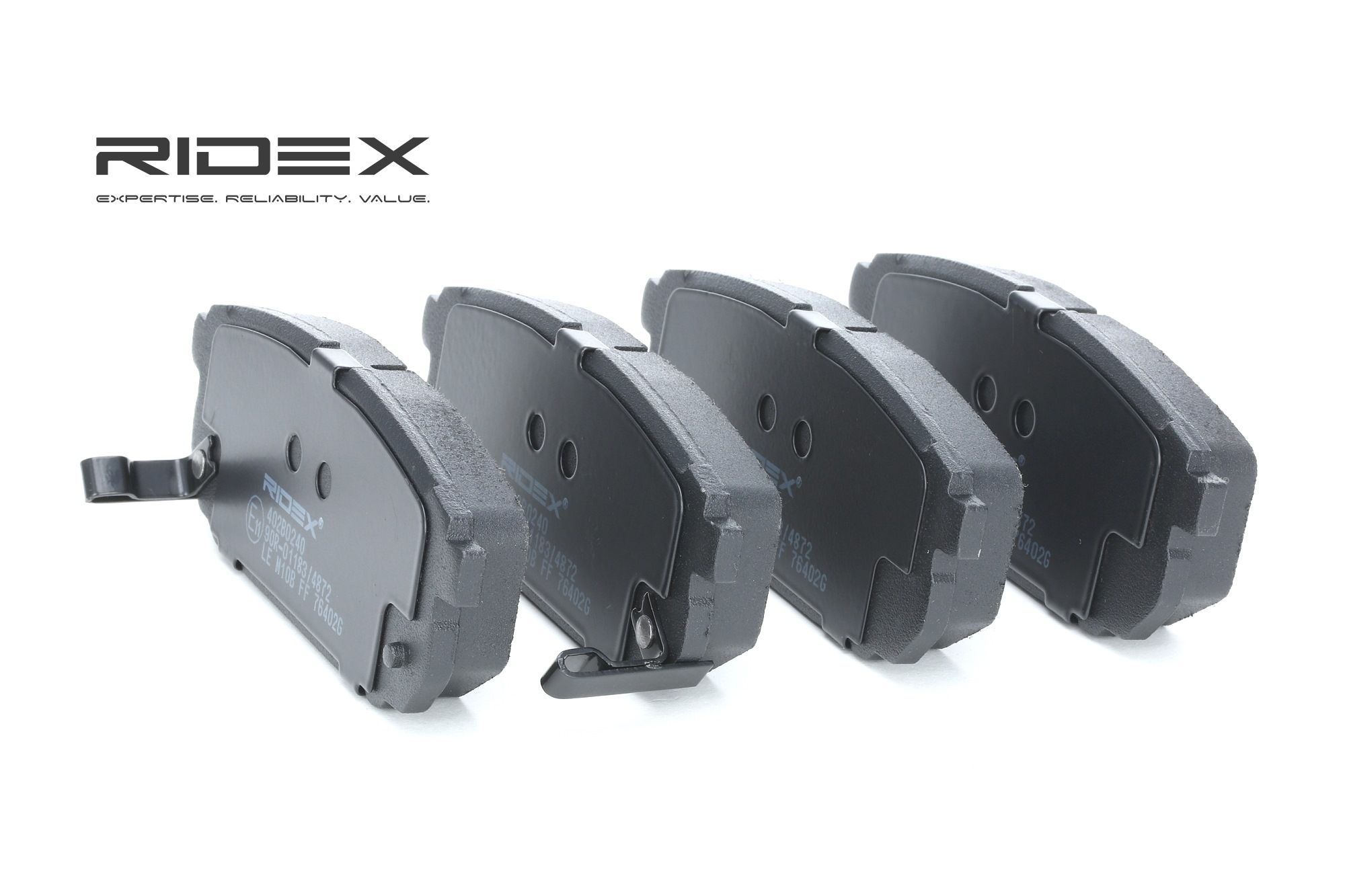 RIDEX Plaquettes De Frein 402B0240 Jeu De Plaquettes De Frein,Jeu de plaquettes de frein, frein à di