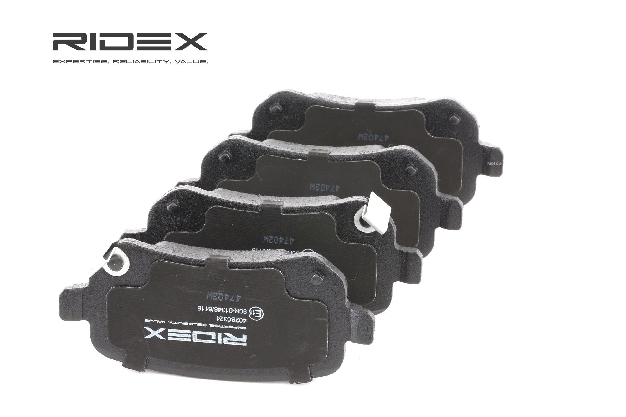 RIDEX Plaquettes De Frein 402B0324 Jeu De Plaquettes De Frein,Jeu de plaquettes de frein, frein à di