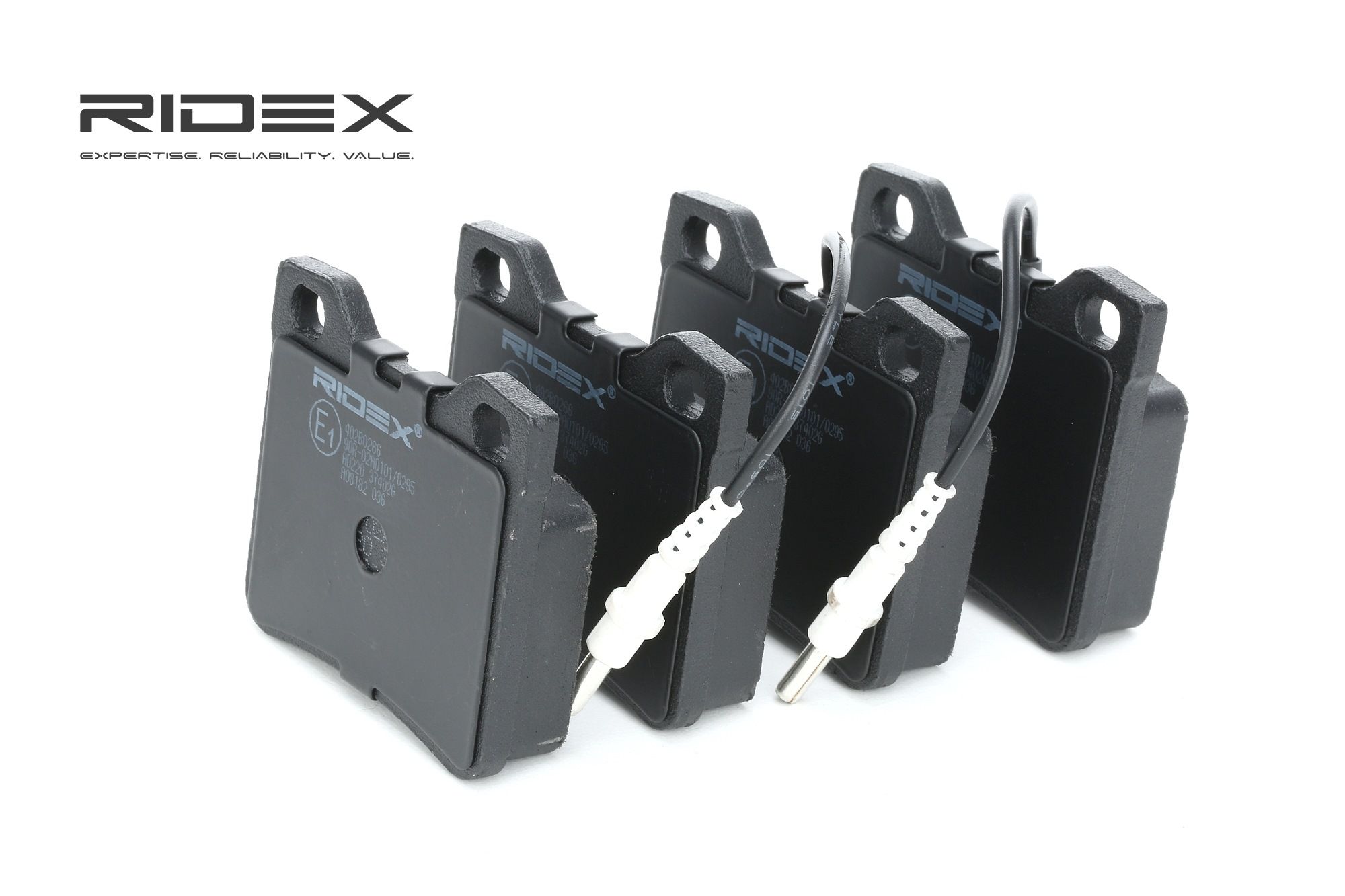 RIDEX Plaquettes De Frein 402B0266 Jeu De Plaquettes De Frein,Jeu de plaquettes de frein, frein à di