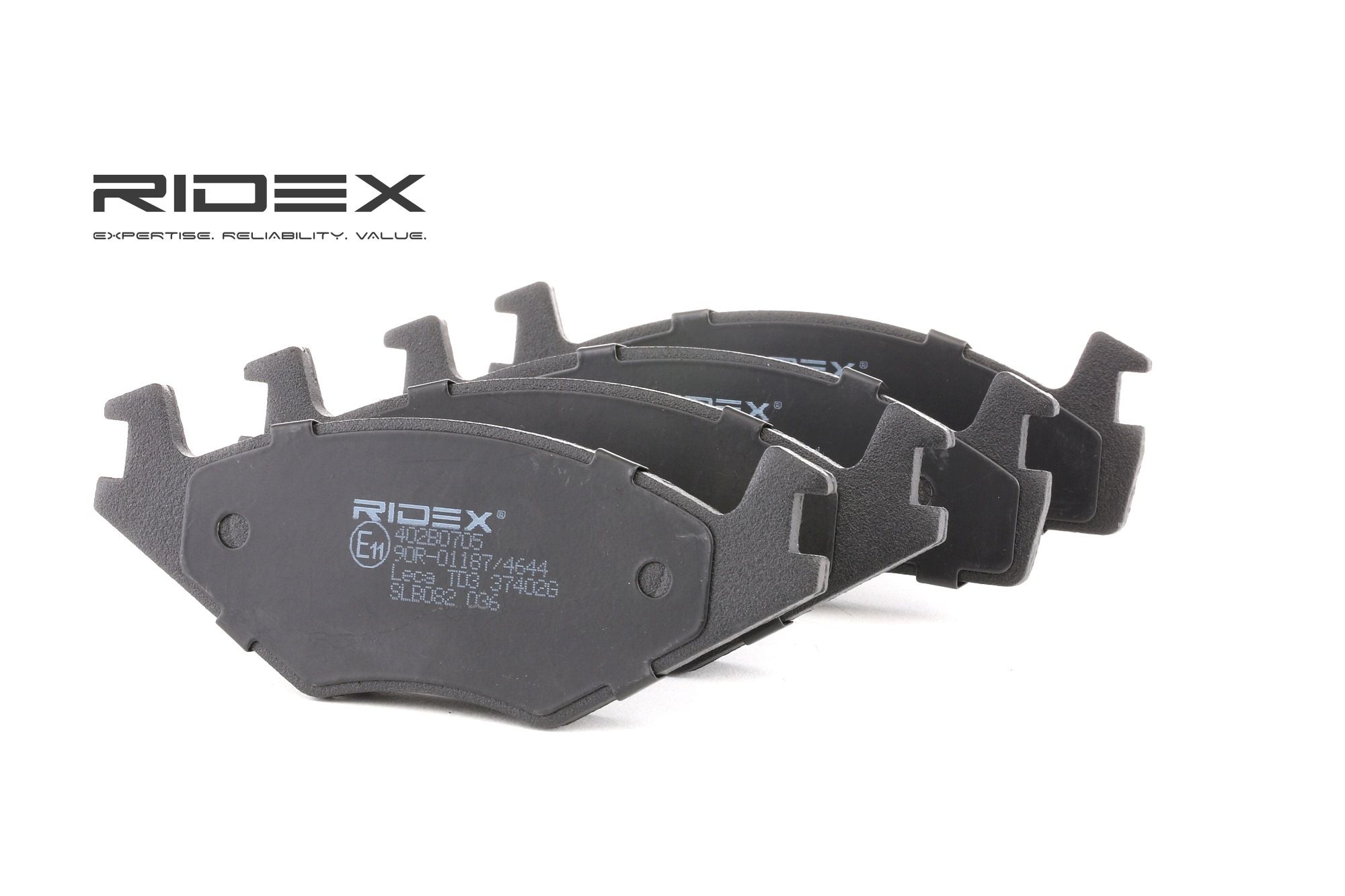 RIDEX Plaquettes De Frein 402B0705 Jeu De Plaquettes De Frein,Jeu de plaquettes de frein, frein à di