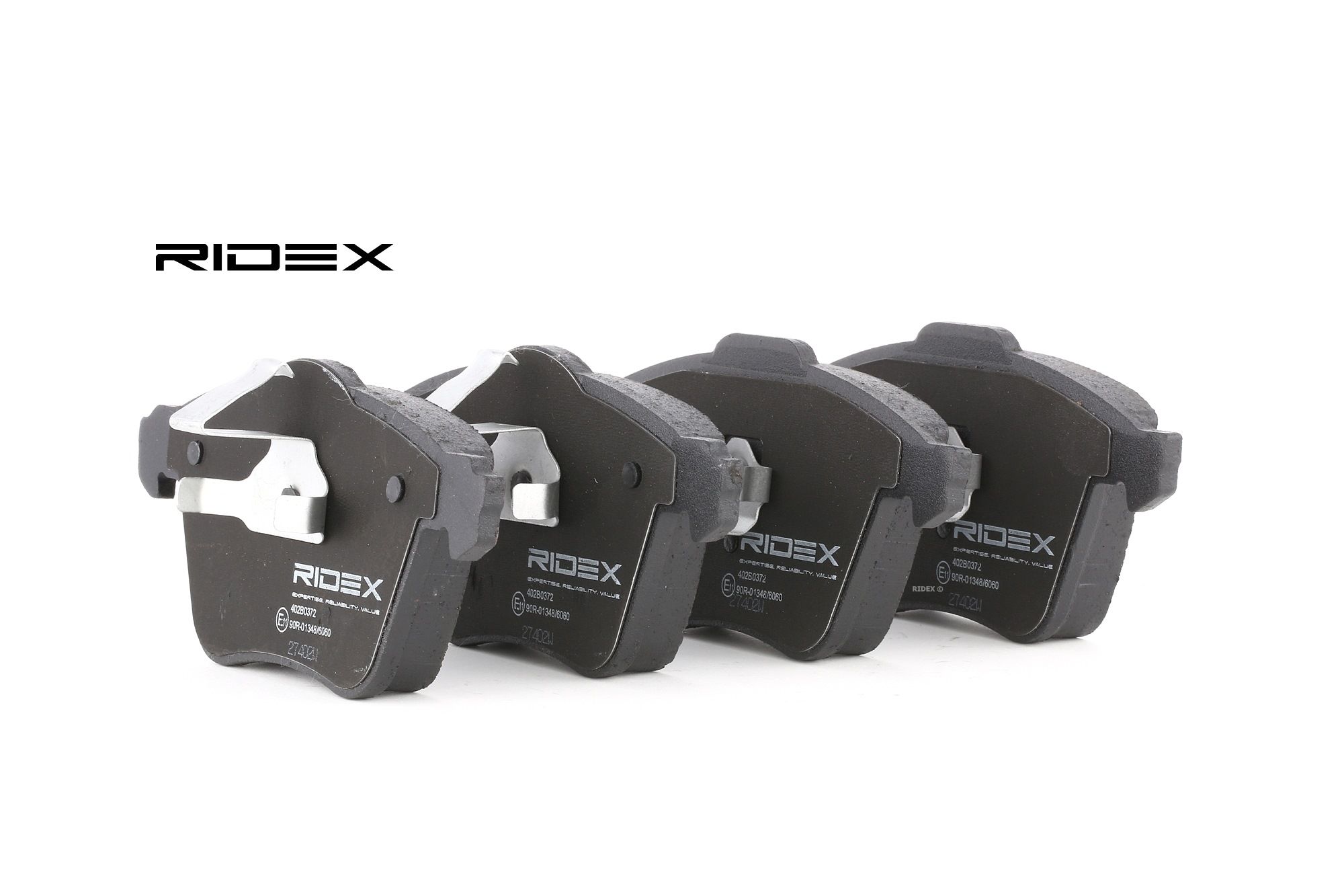 RIDEX Plaquettes De Frein 402B0372 Jeu De Plaquettes De Frein,Jeu de plaquettes de frein, frein à di