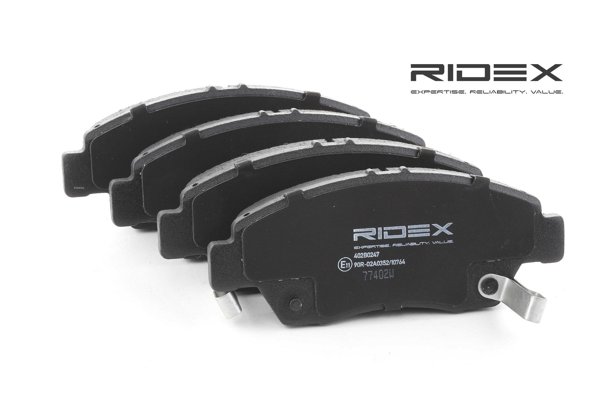 RIDEX Plaquettes De Frein 402B0247 Jeu De Plaquettes De Frein,Jeu de plaquettes de frein, frein à di