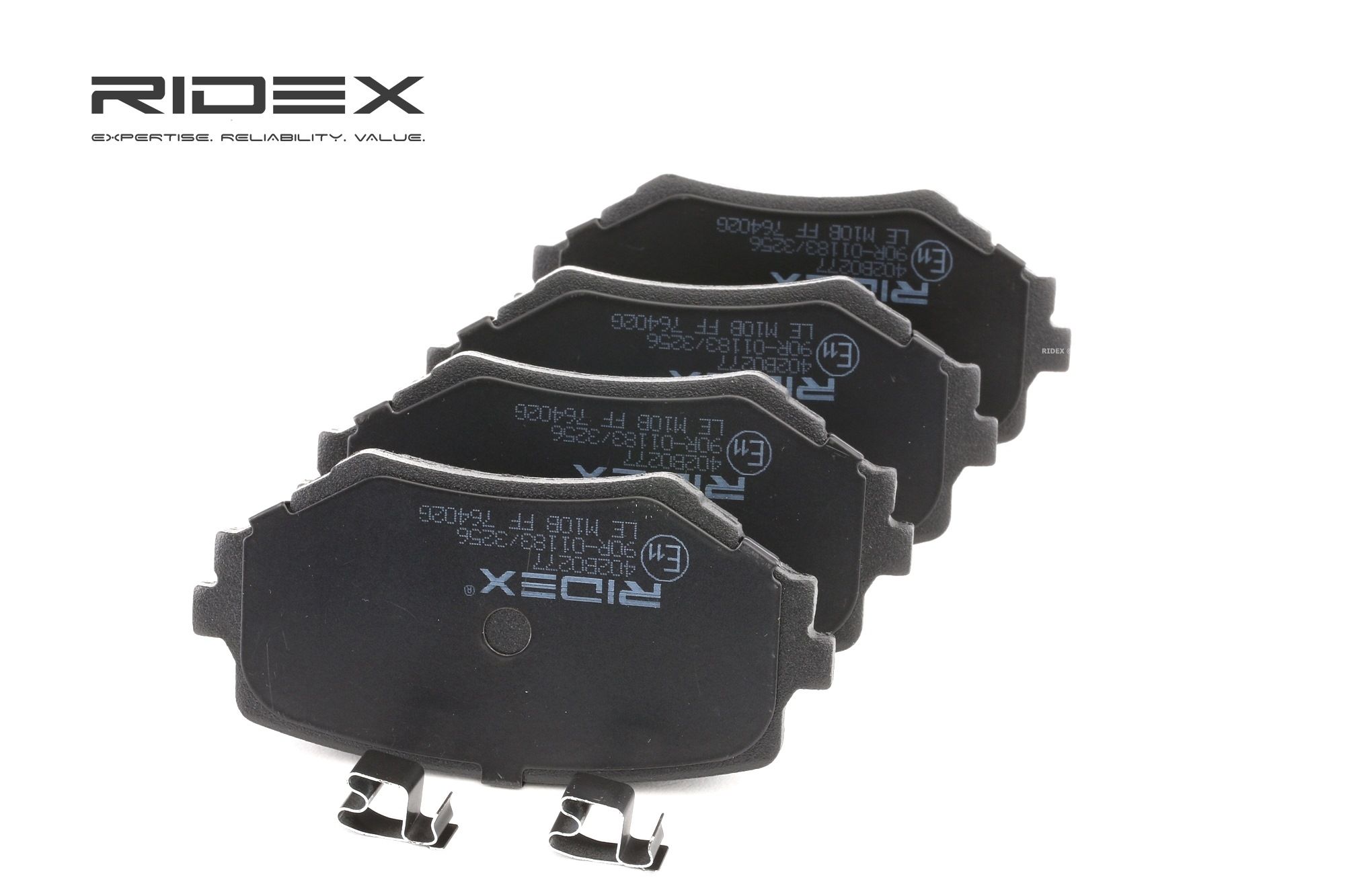 RIDEX Plaquettes De Frein 402B0277 Jeu De Plaquettes De Frein,Jeu de plaquettes de frein, frein à di