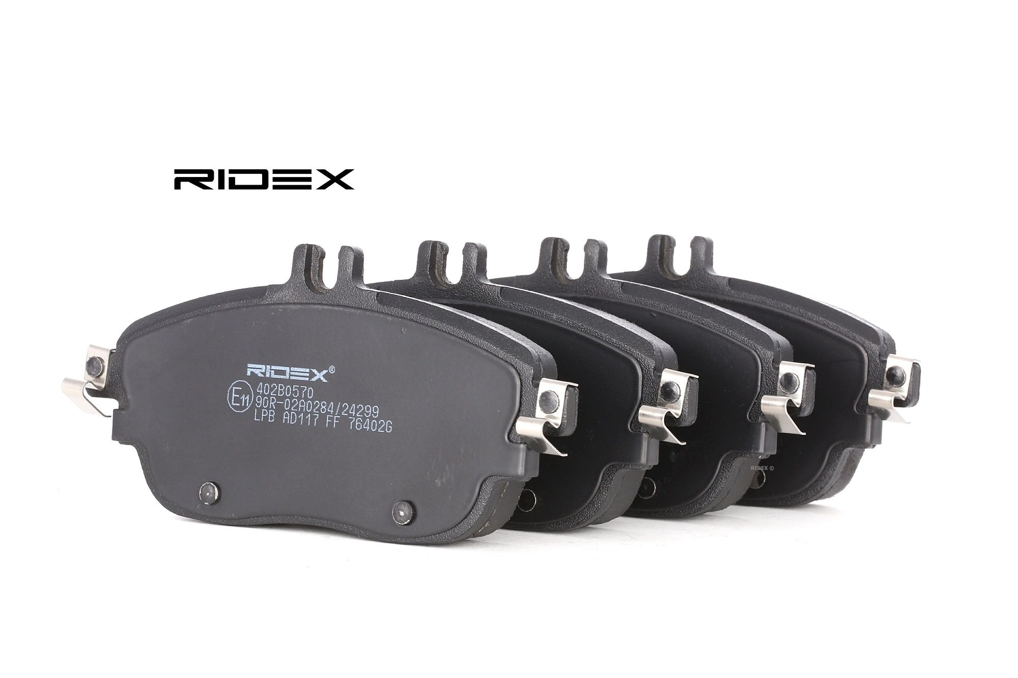 RIDEX Plaquettes De Frein 402B0570 Jeu De Plaquettes De Frein,Jeu de plaquettes de frein, frein à di