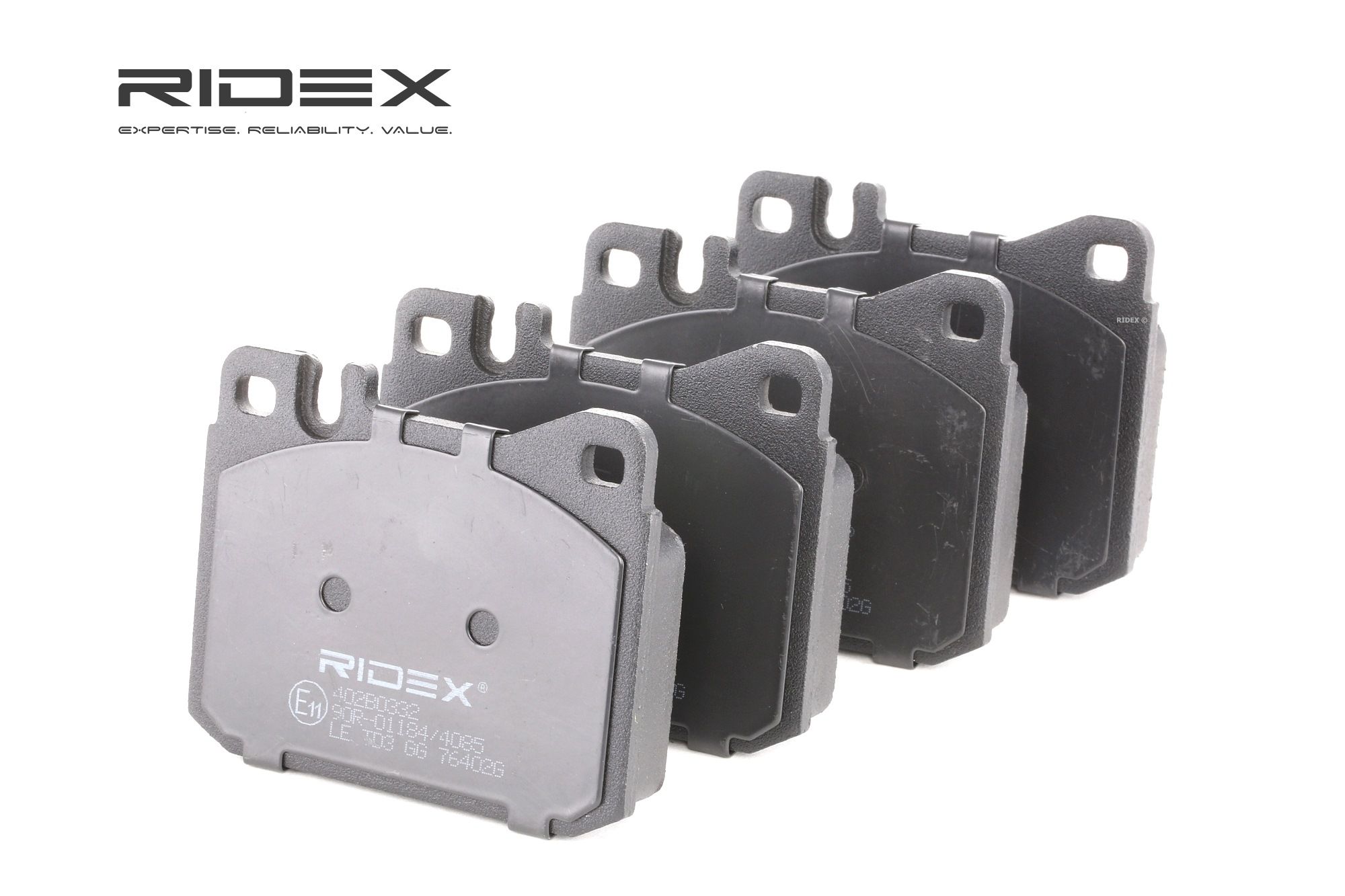 RIDEX Plaquettes De Frein 402B0332 Jeu De Plaquettes De Frein,Jeu de plaquettes de frein, frein à di
