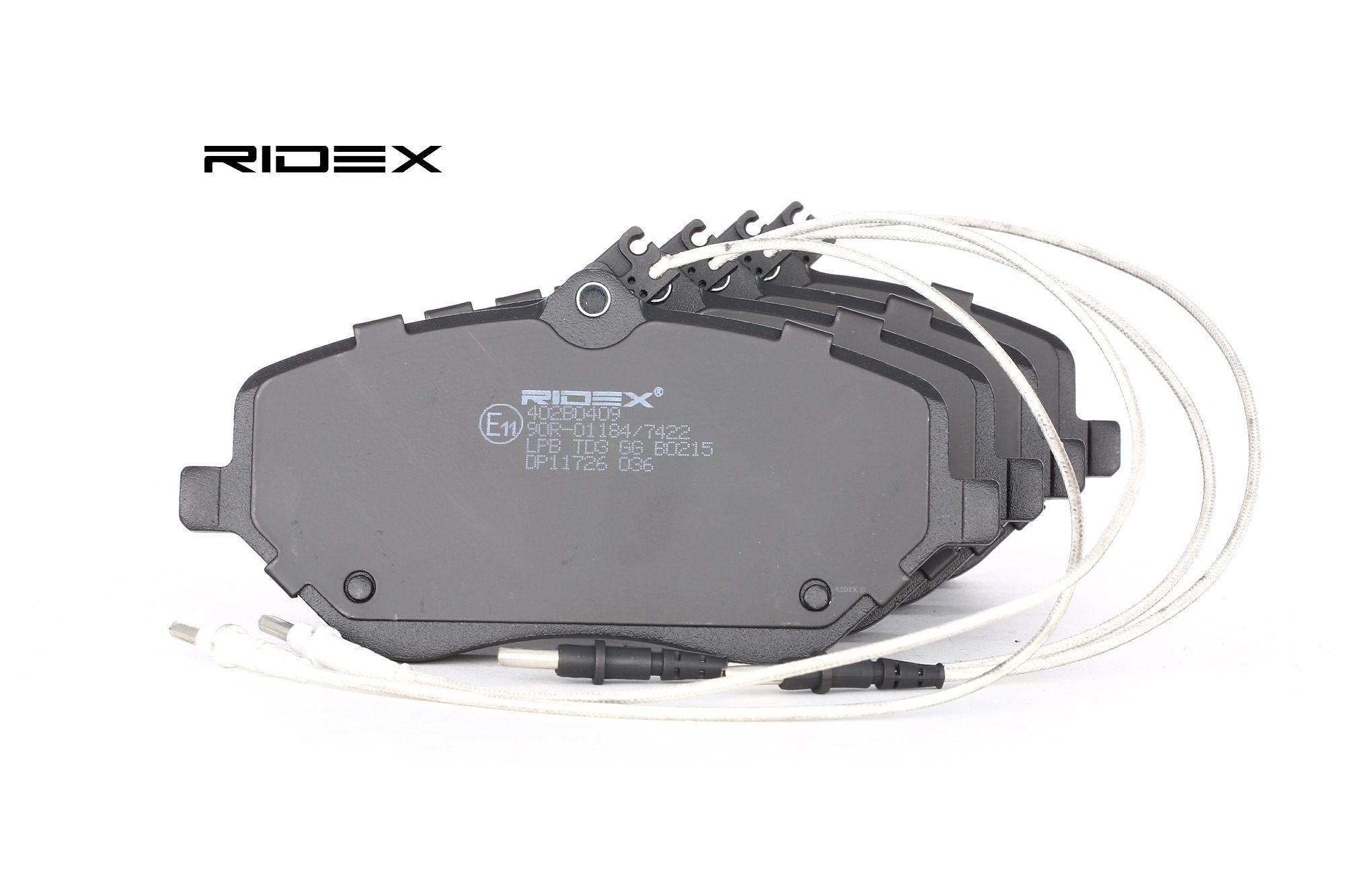 RIDEX Plaquettes De Frein 402B0409 Jeu De Plaquettes De Frein,Jeu de plaquettes de frein, frein à di