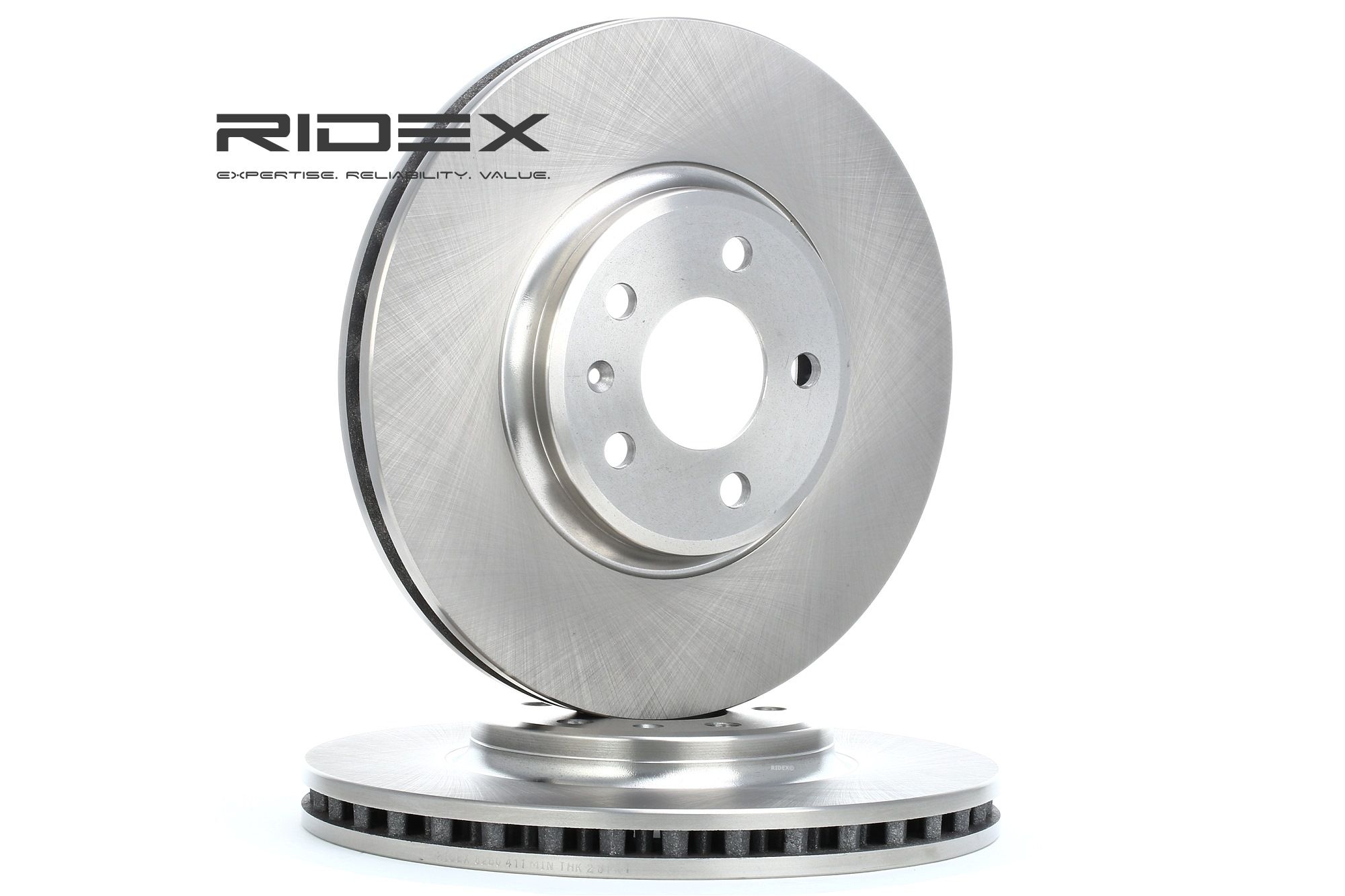 RIDEX Disques De Frein 82B0411 Frein à Disque,Disque de frein AUDI,A4 8K2, B8,A4 Avant 8K5, B8,Q5 8R