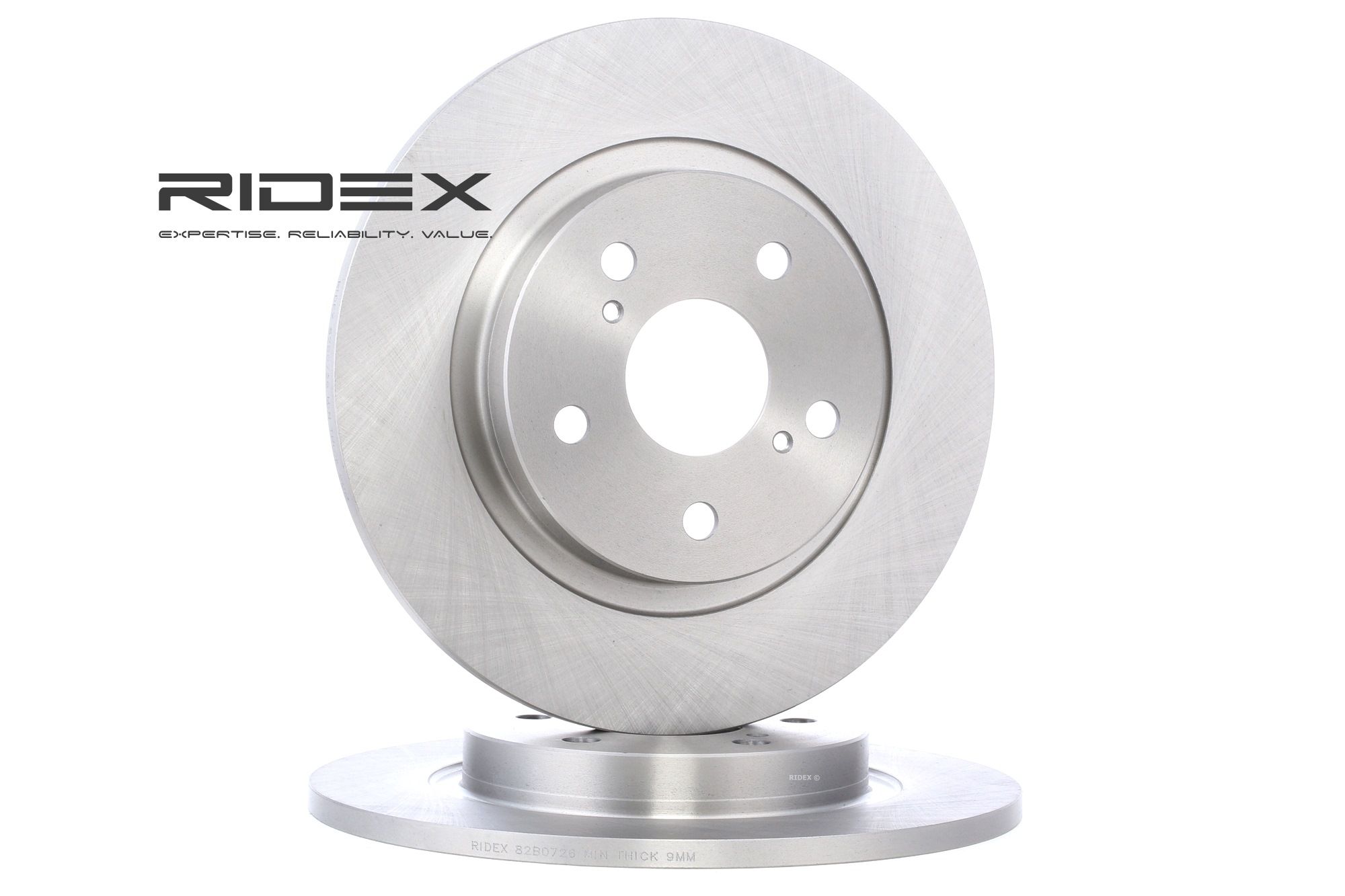 RIDEX Disques De Frein 82B0726 Frein à Disque,Disque de frein TOYOTA,AVENSIS Ranchera familiar ZRT27