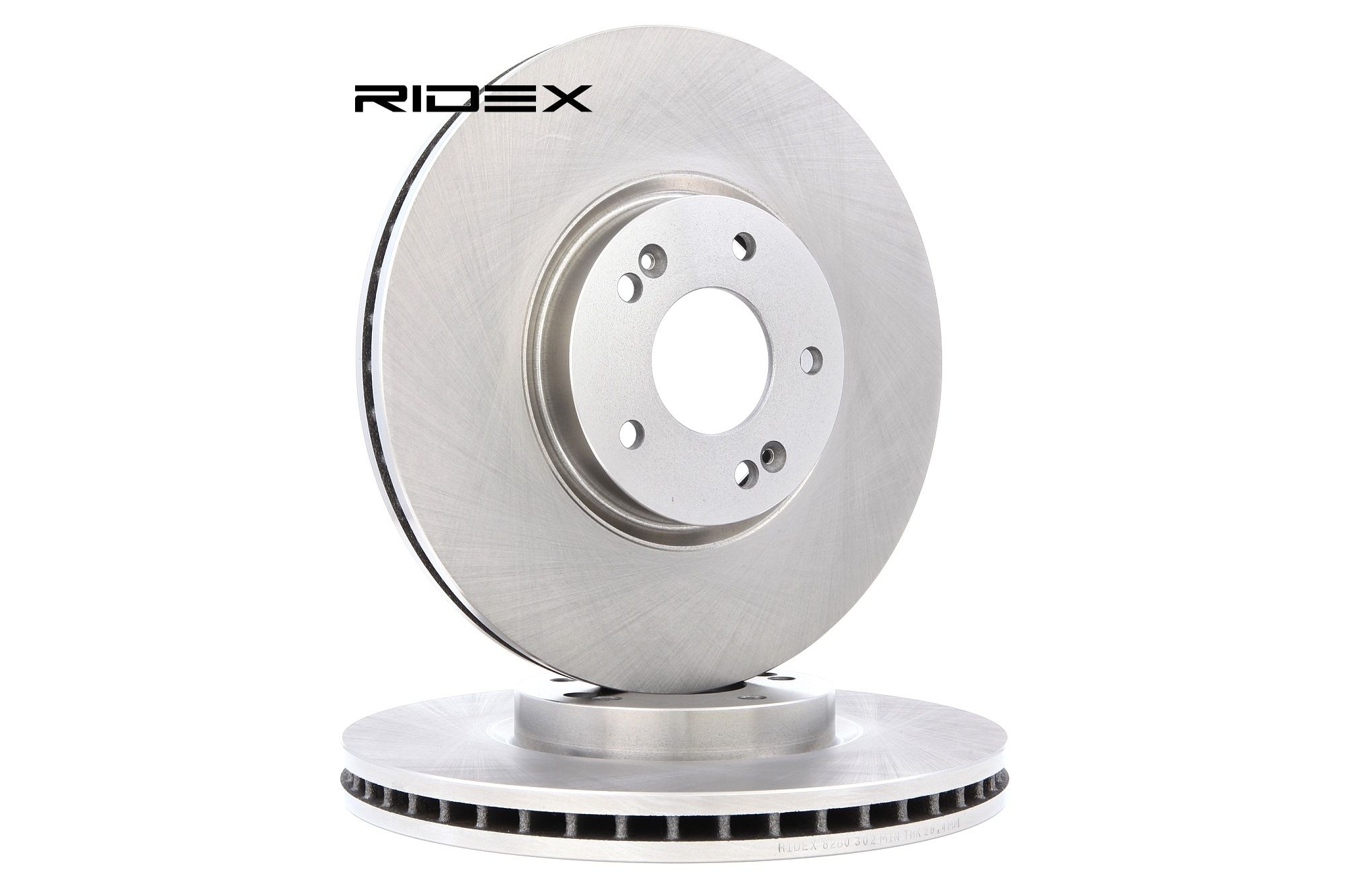 RIDEX Disques De Frein 82B0302 Frein à Disque,Disque de frein HYUNDAI,KIA,SANTA FÉ I SM,SANTA FÉ II 