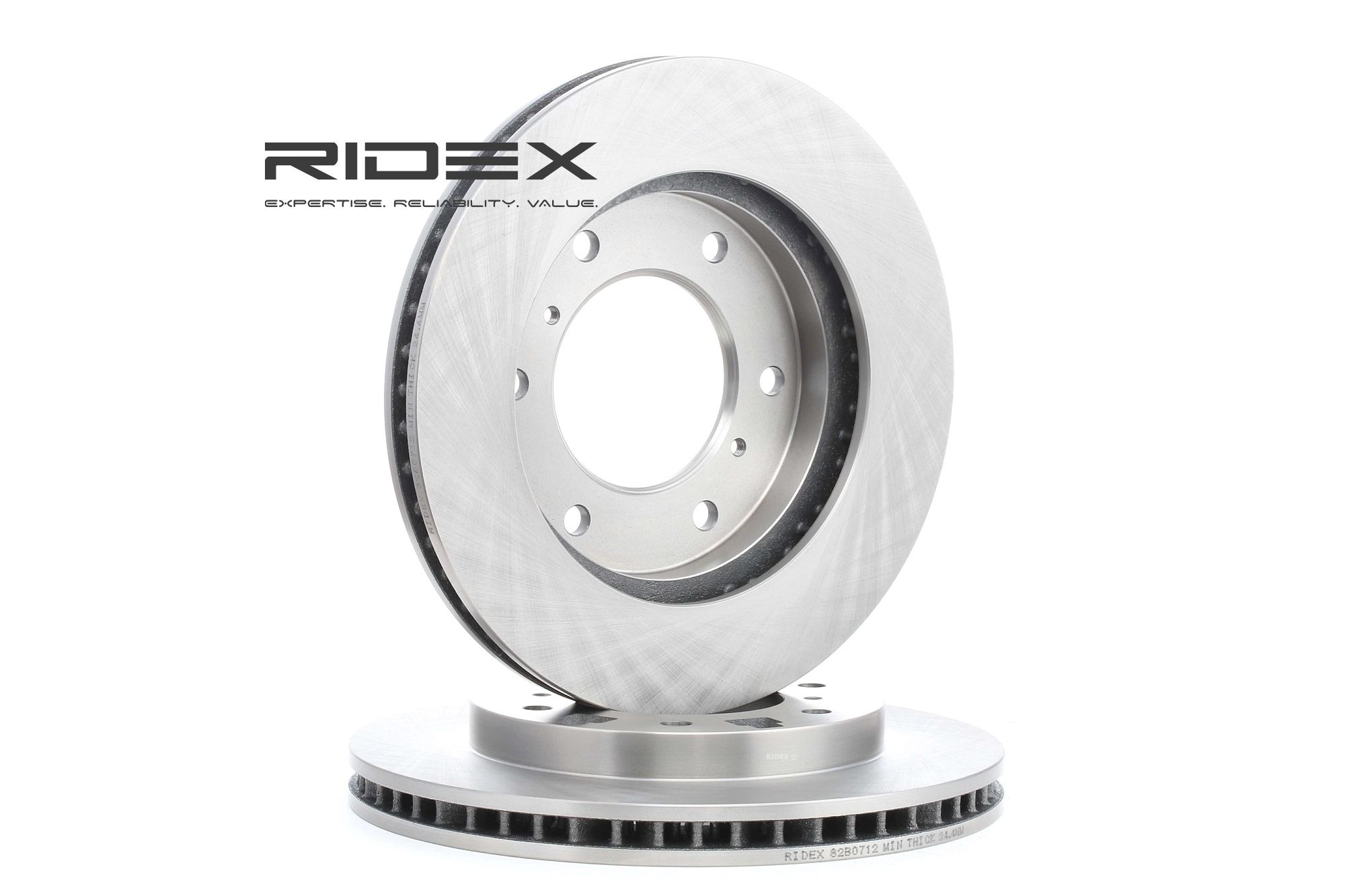 RIDEX Disques De Frein 82B0712 Frein à Disque,Disque de frein MITSUBISHI,PAJERO II V3_W, V2_W, V4_W,