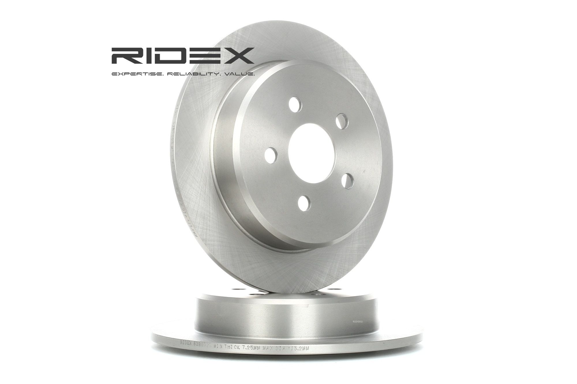 RIDEX Disques De Frein 82B0093 Frein à Disque,Disque de frein CHRYSLER,DODGE,PT CRUISER PT_,PT CRUIS