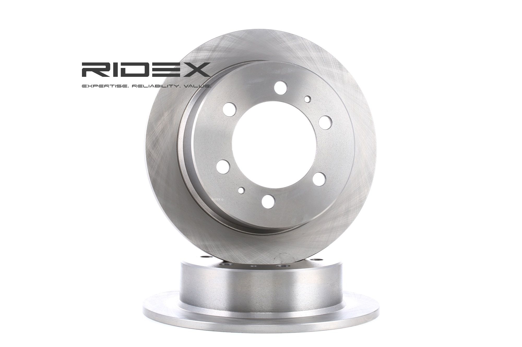 RIDEX Disques De Frein 82B0163 Frein à Disque,Disque de frein DAEWOO,SSANGYONG,KORANDO KJ,MUSSO FJ,R