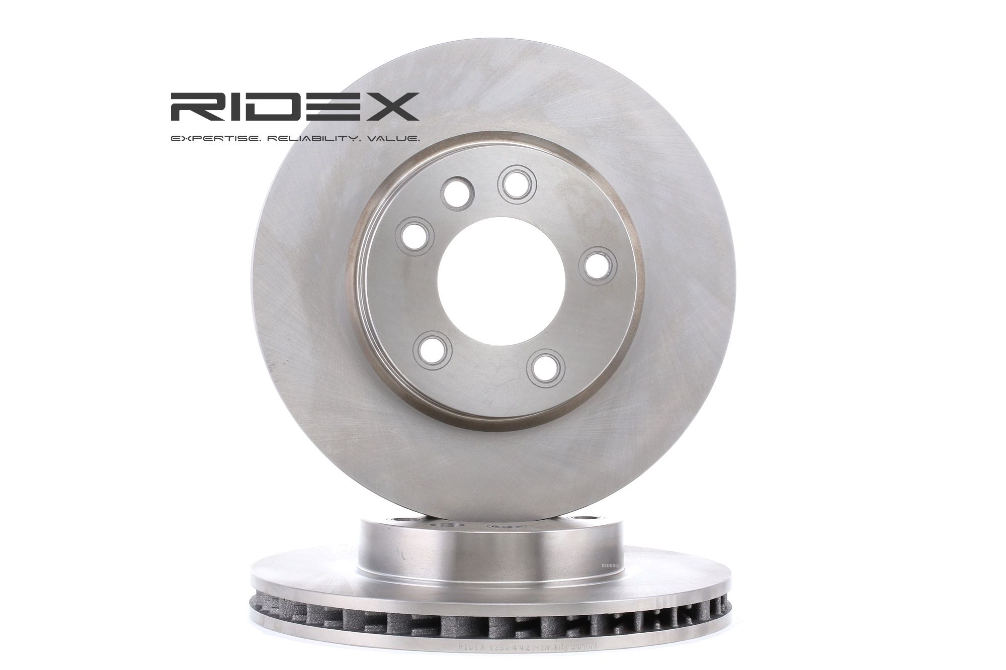 RIDEX Disques De Frein 82B0442 Frein à Disque,Disque de frein VW,PORSCHE,TOUAREG 7LA, 7L6, 7L7,TOUAR