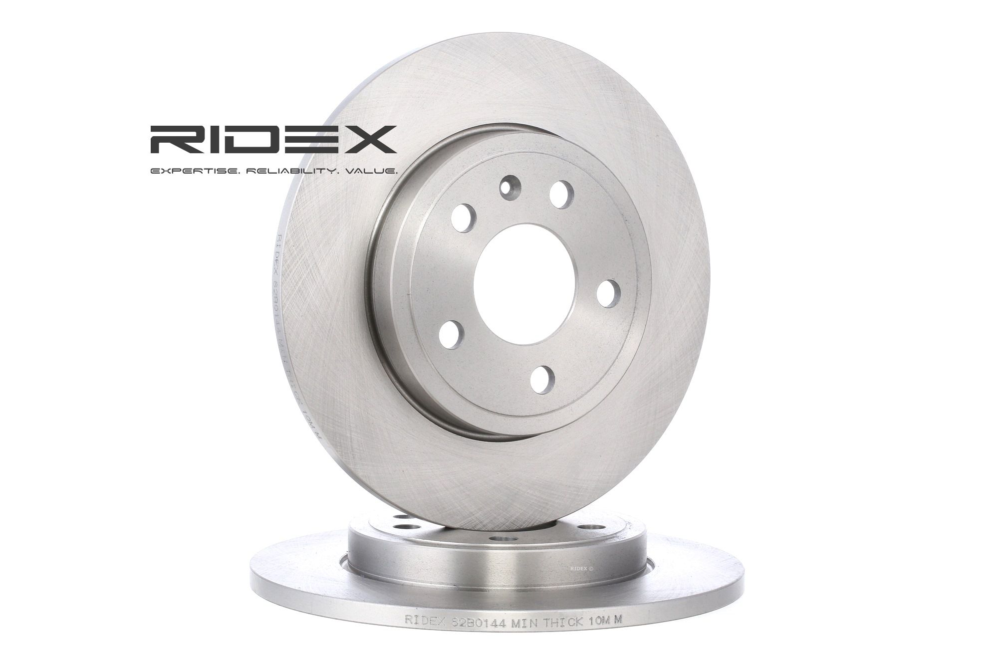 RIDEX Disques De Frein 82B0144 Frein à Disque,Disque de frein AUDI,SEAT,A4 Avant 8ED, B7,A4 8E2, B6,