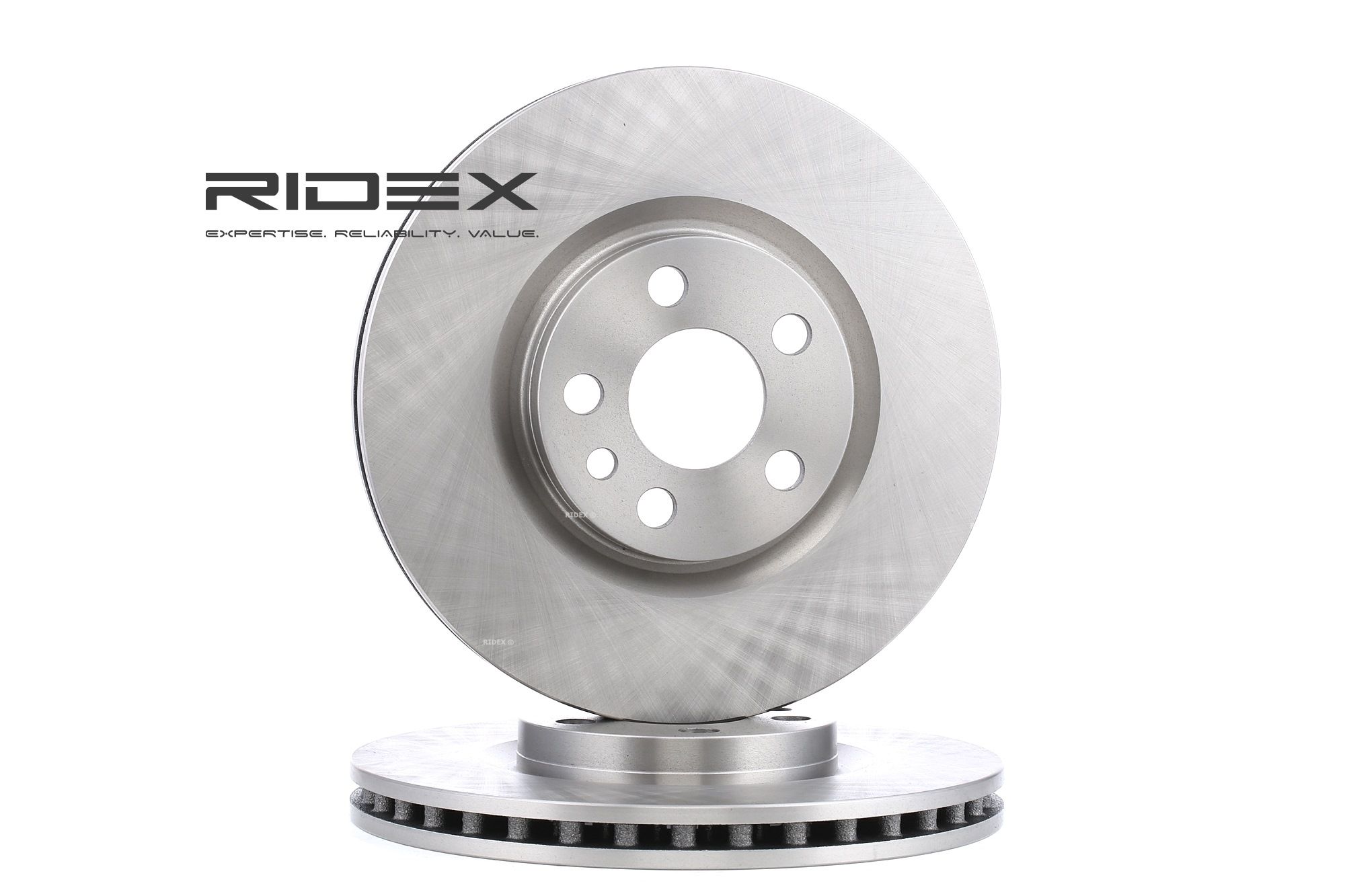 RIDEX Disques De Frein 82B0395 Frein à Disque,Disque de frein FIAT,PEUGEOT,CITROËN,SCUDO Combinato 2