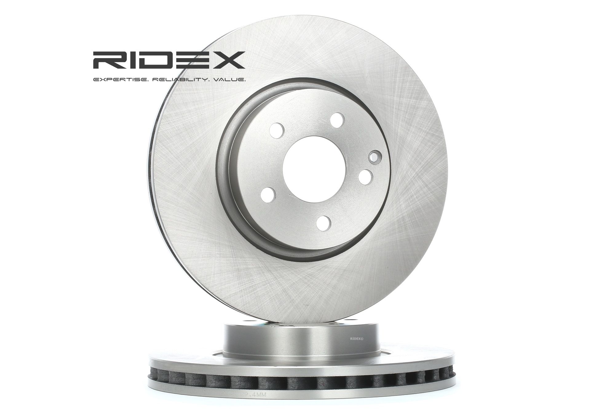 RIDEX Disques De Frein 82B0550 Frein à Disque,Disque de frein MERCEDES-BENZ,CLASE C W204,CLASE E W21