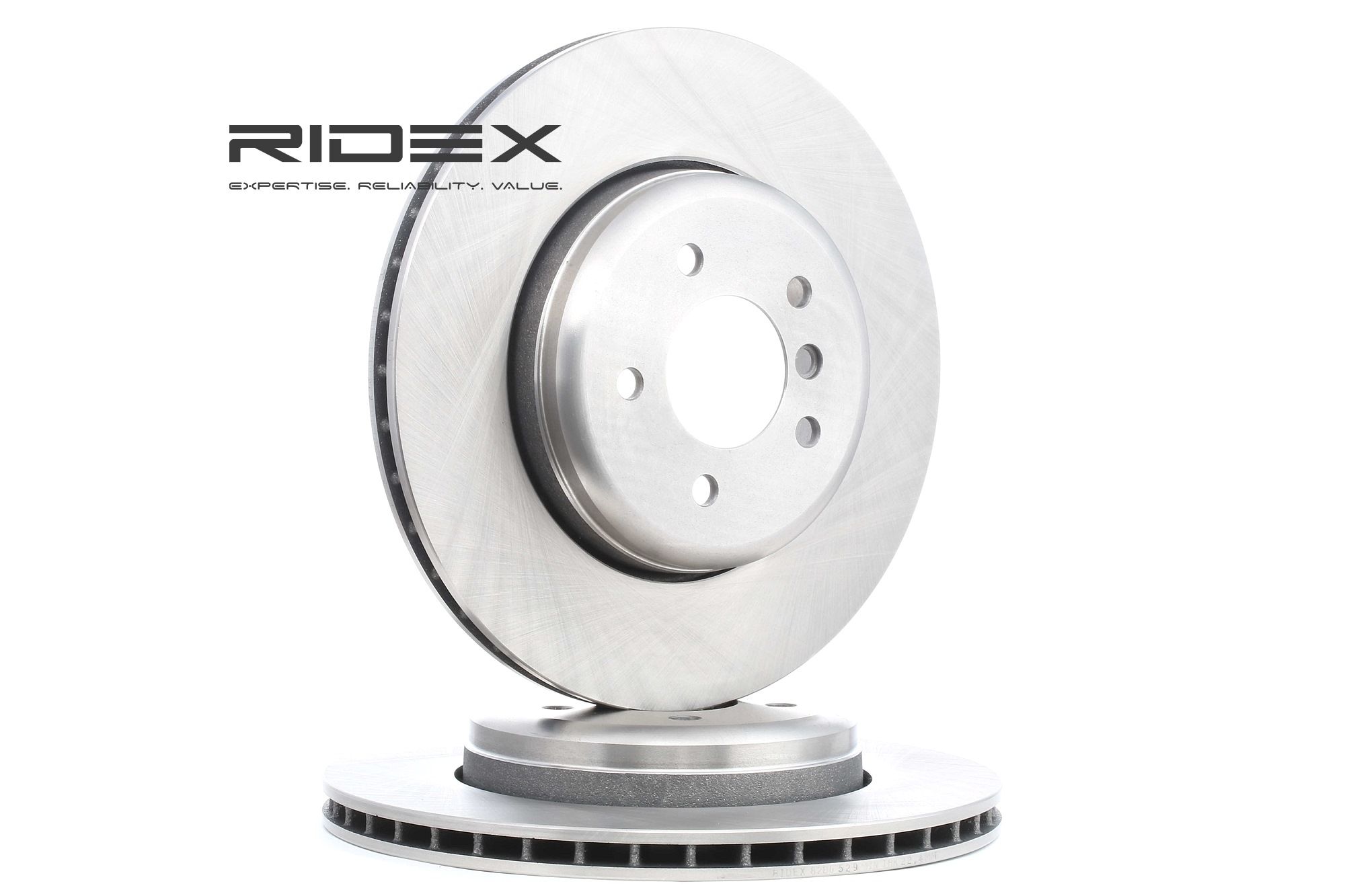 RIDEX Disques De Frein 82B0529 Frein à Disque,Disque de frein BMW,5 E60,5 Touring E61,6 E63,6 Descap