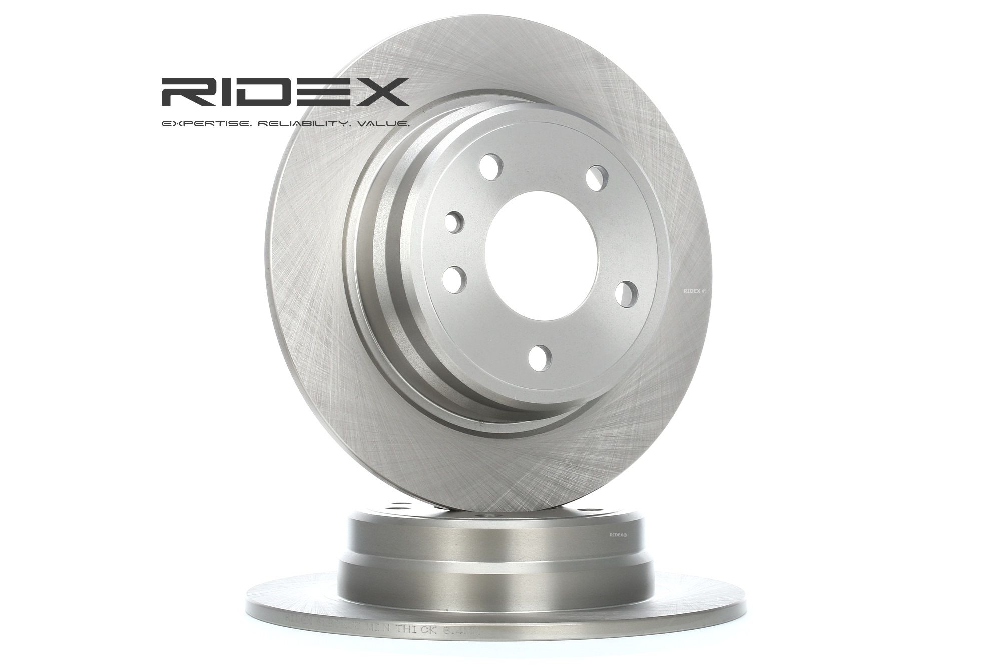 RIDEX Disques De Frein 82B0253 Frein à Disque,Disque de frein BMW,5 E34,5 Touring E34