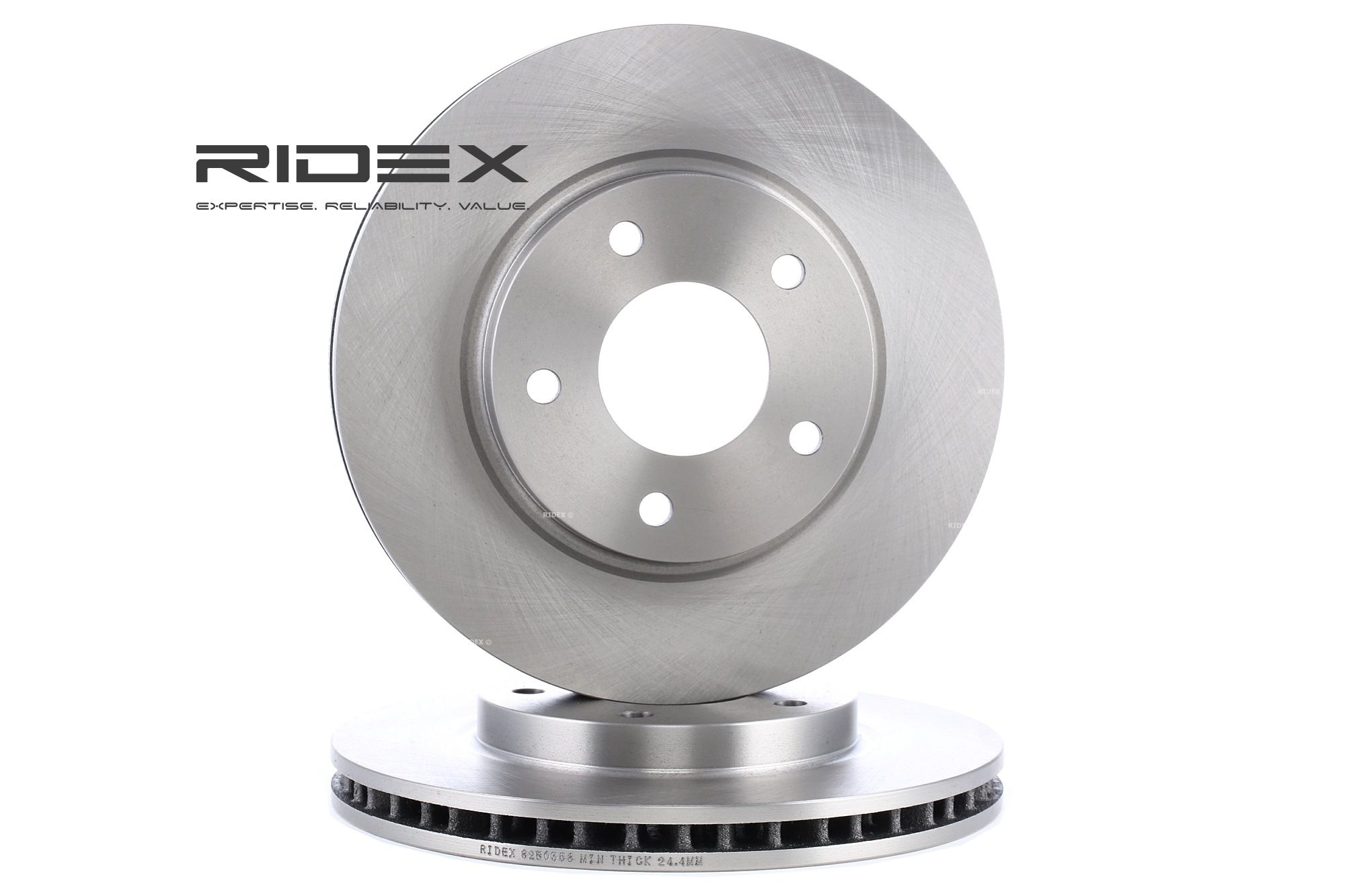 RIDEX Disques De Frein 82B0358 Frein à Disque,Disque de frein MITSUBISHI,DODGE,LANCER SPORTBACK CX_A
