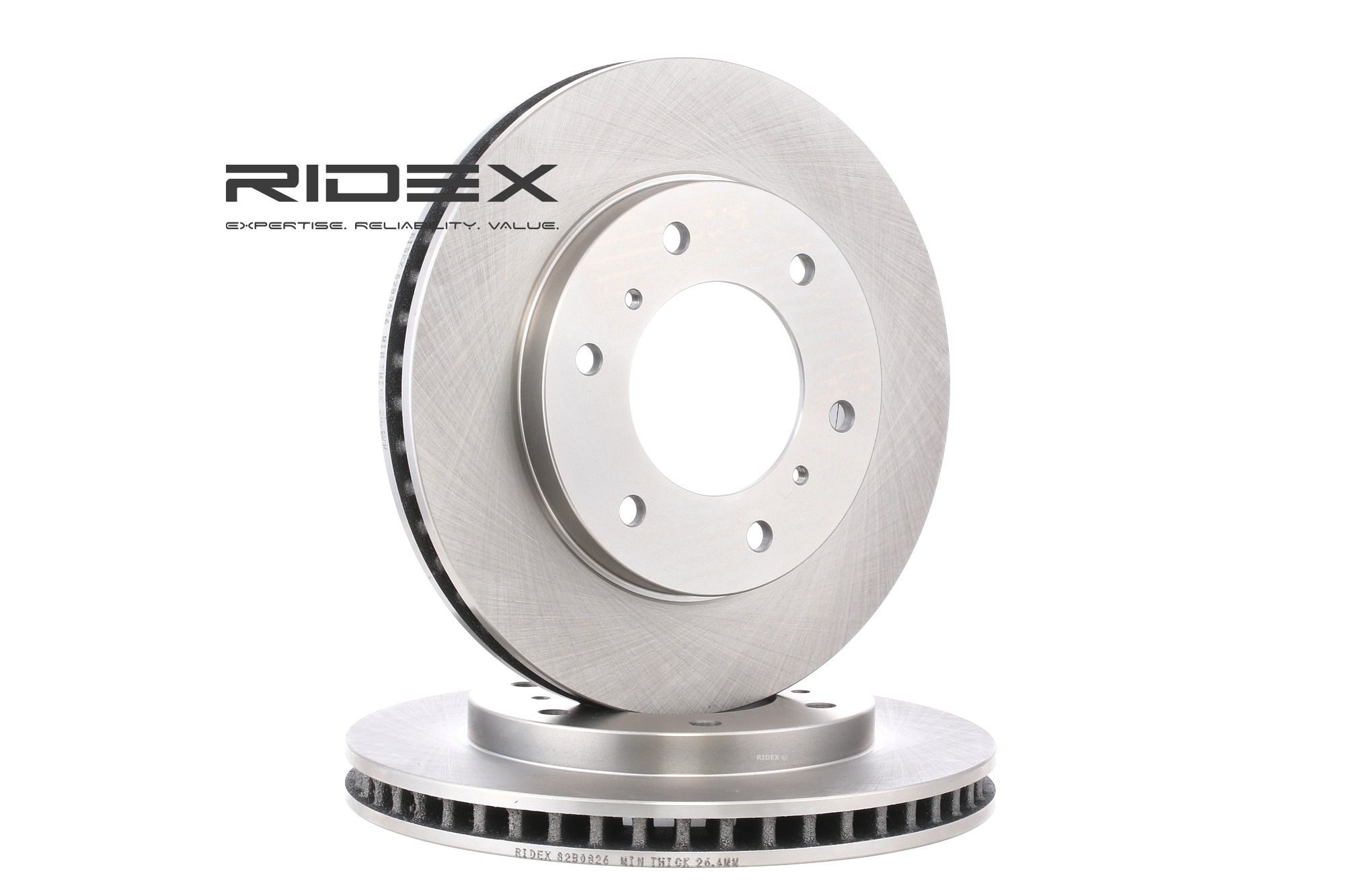 RIDEX Disques De Frein 82B0826 Frein à Disque,Disque de frein FIAT,MITSUBISHI,FULLBACK Pick-up 502_,
