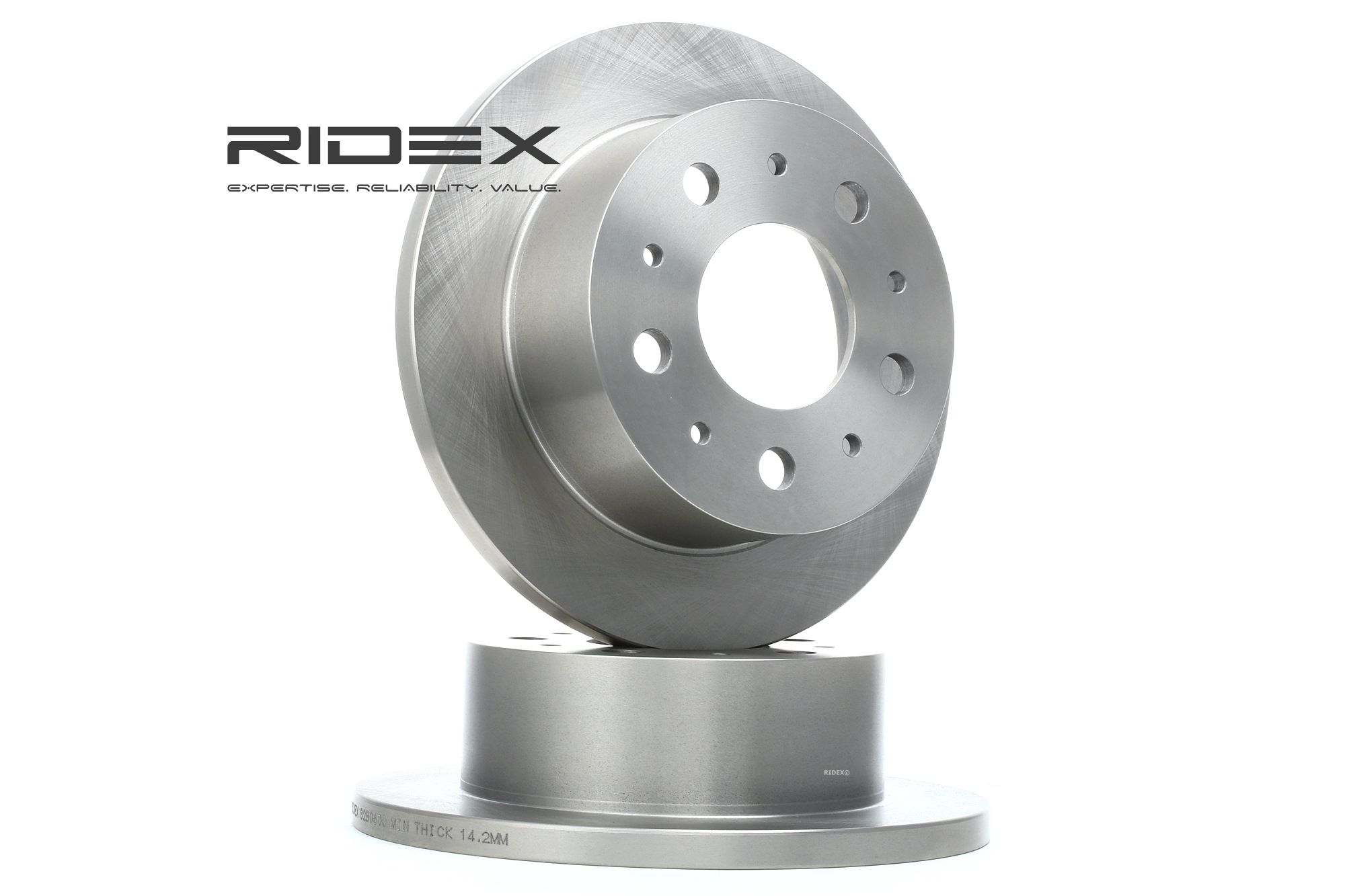 RIDEX Disques De Frein 82B0600 Frein à Disque,Disque de frein FIAT,PEUGEOT,CITROËN,DUCATO Caja/Chasi